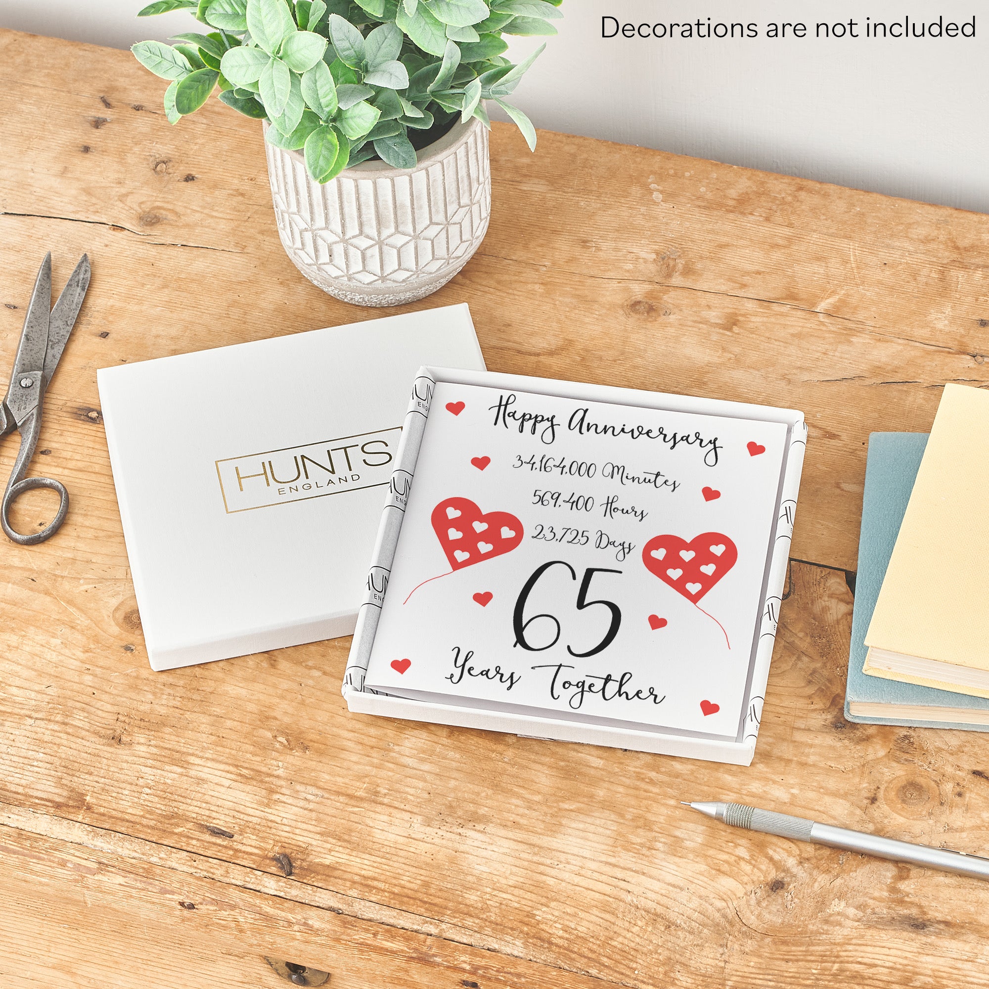 Boxed 65th Anniversary Card Timeless - Default Title (B0D55D7JD6)