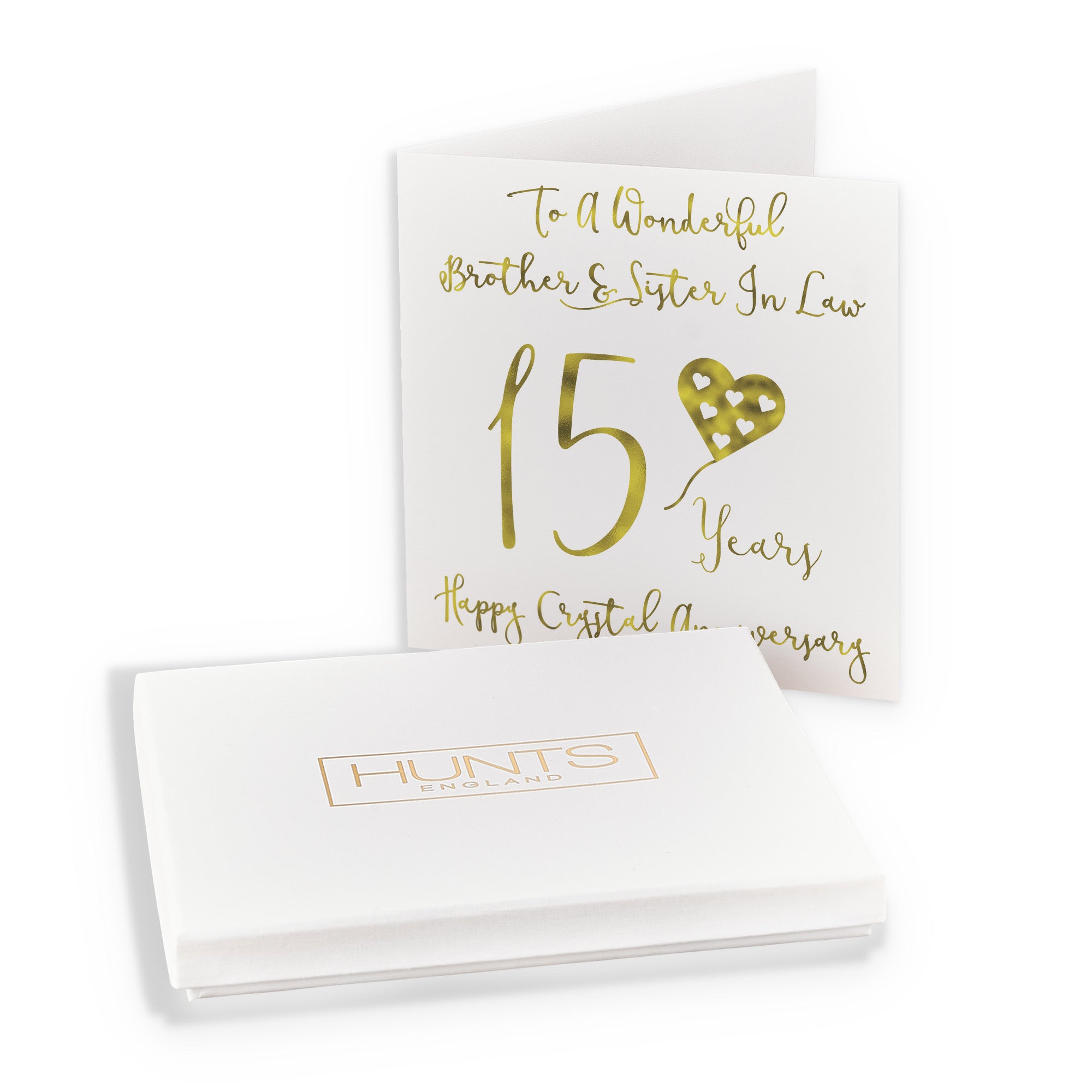 Boxed 15th Brother And Sister In Law Anniversary Card Milano - Default Title (B0D58FZY7K)