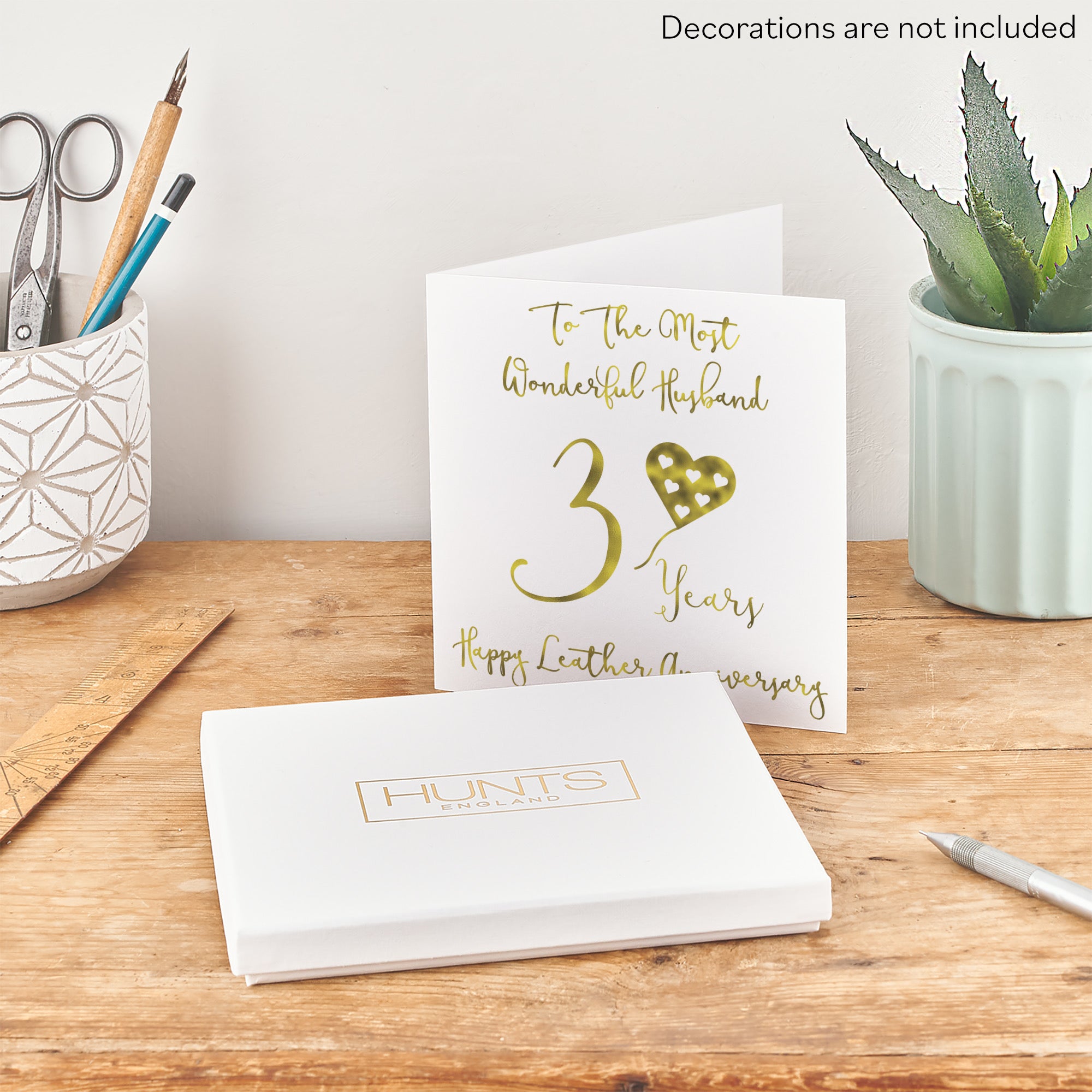 Boxed 3rd Husband Anniversary Card Milano - Default Title (B0D58G3JQR)