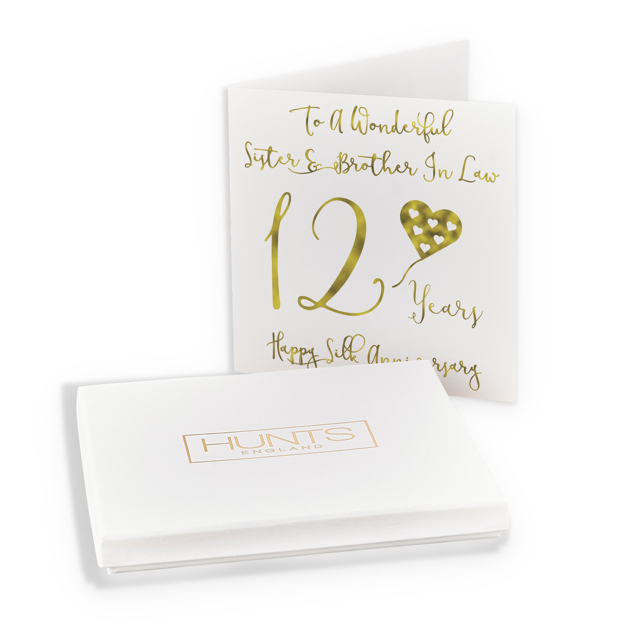 Boxed 12th Sister And Brother In Law Anniversary Card Milano - Default Title (B0D58GDLN3)