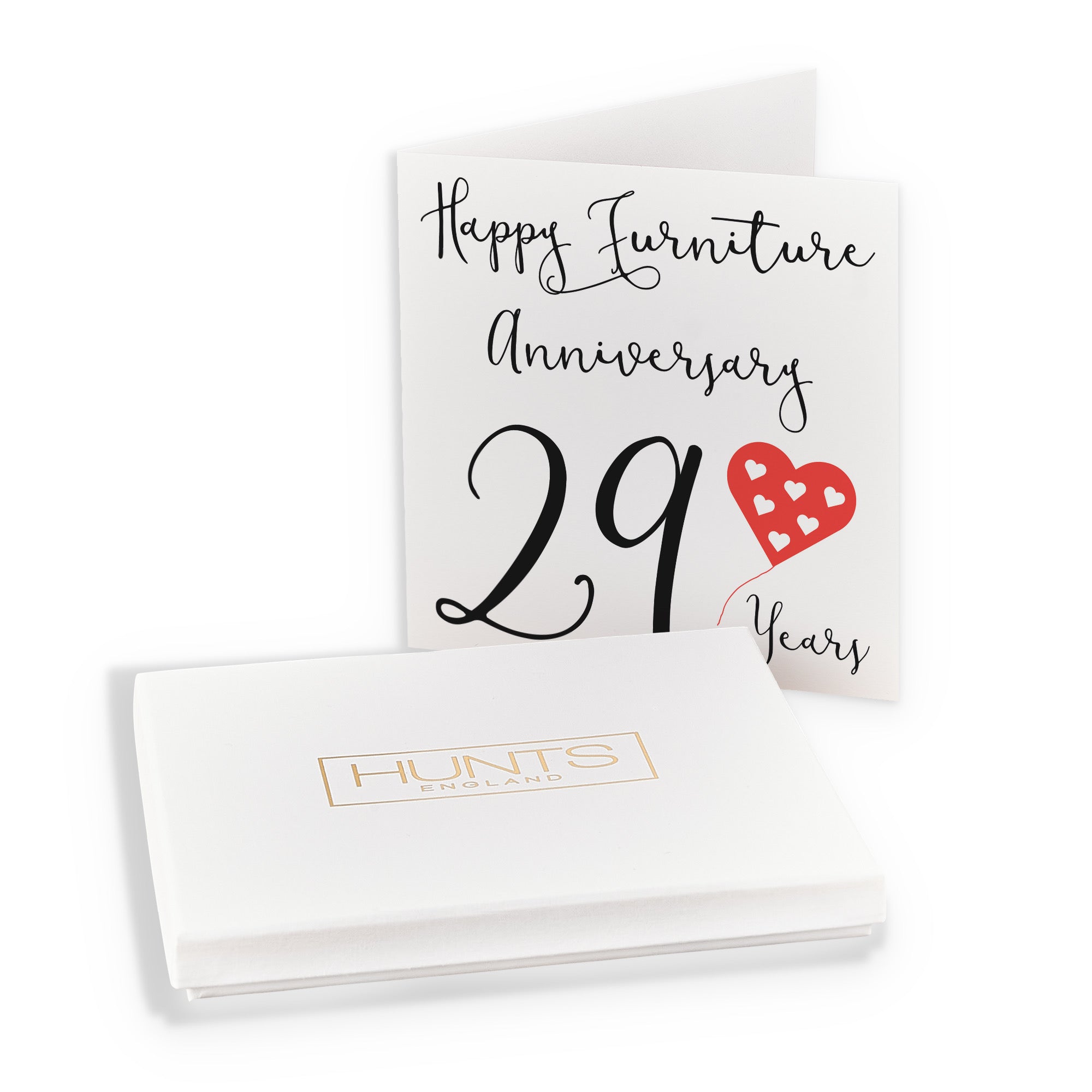 Boxed 29th Anniversary Card Red Heart - Default Title (B0D58GGR3Q)