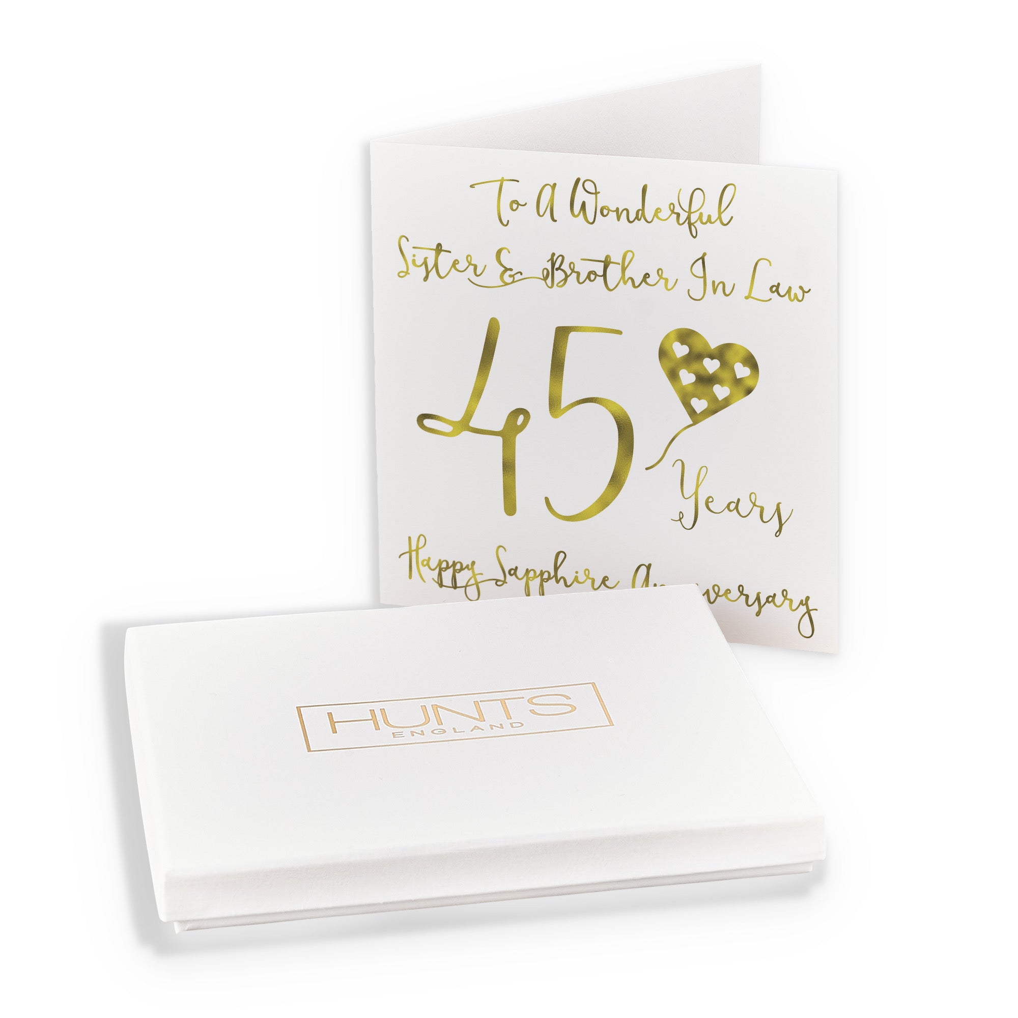 Boxed 45th Sister And Brother In Law Anniversary Card Milano - Default Title (B0D58GH65N)