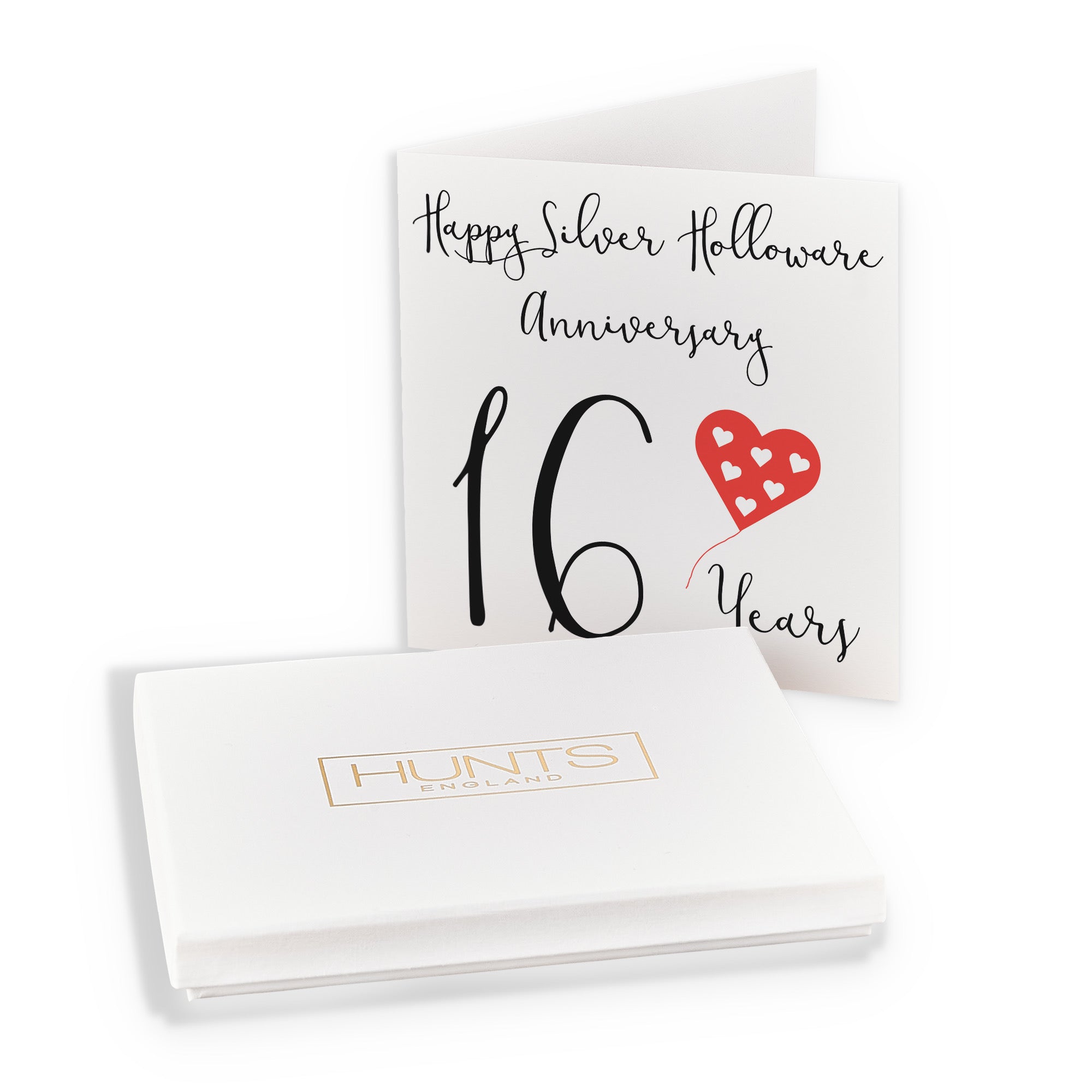 Boxed 16th Anniversary Card Red Heart - Default Title (B0D58GHNQ9)