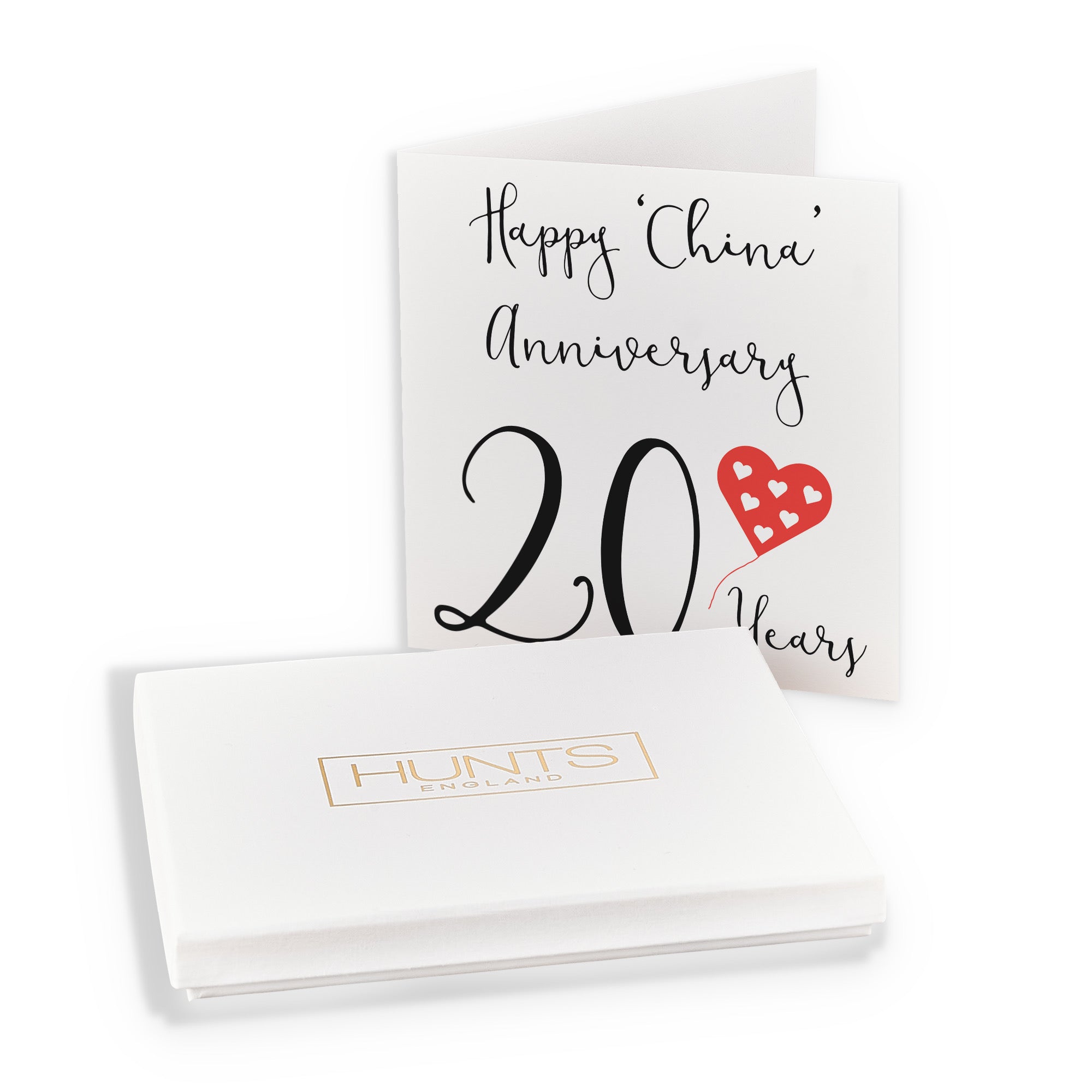 Boxed 20th Anniversary Card Red Heart - Default Title (B0D58HHKDT)