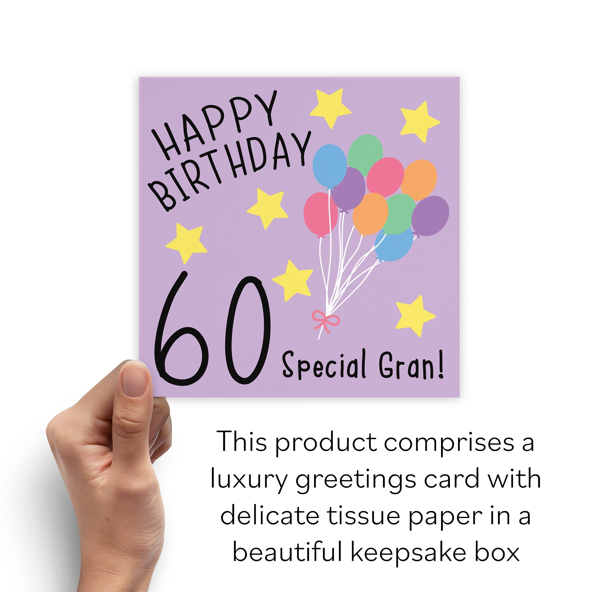 Boxed 60th Gran Birthday Card Original - Default Title (B0D58J6GMD)