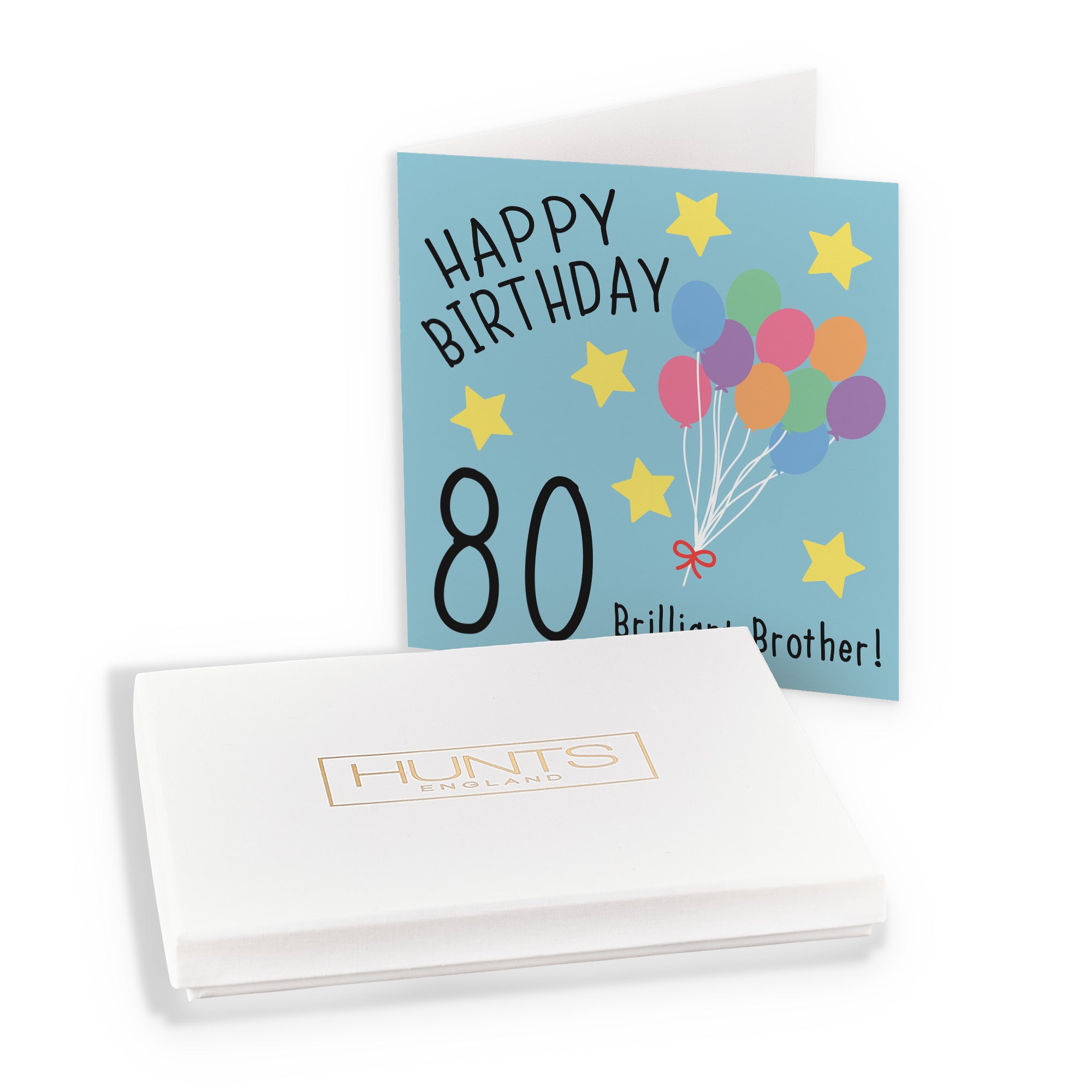 Boxed 80th Brother Birthday Card Original - Default Title (B0D58JBJV3)