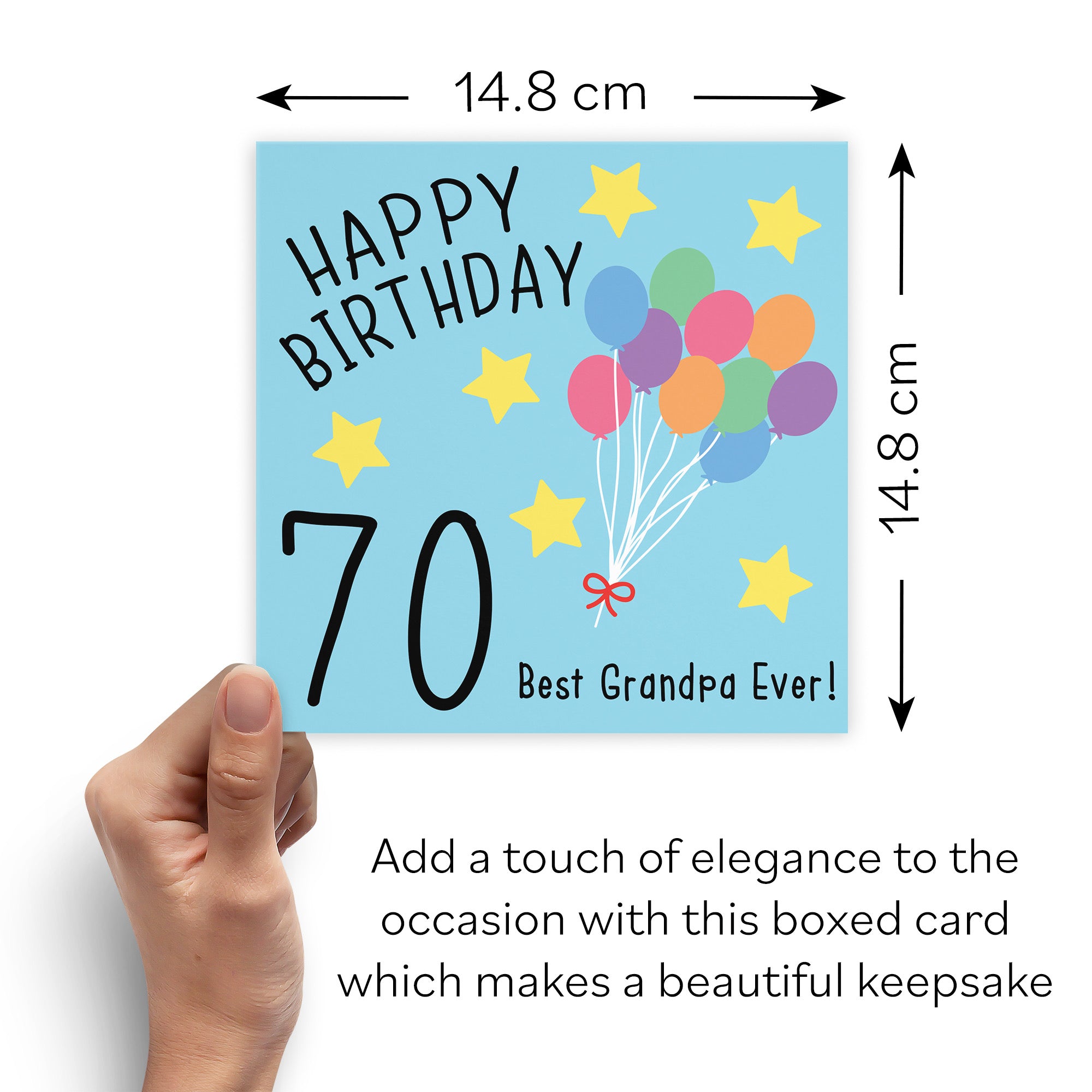 Boxed 70th Grandpa Birthday Card Original - Default Title (B0D58JF2F4)