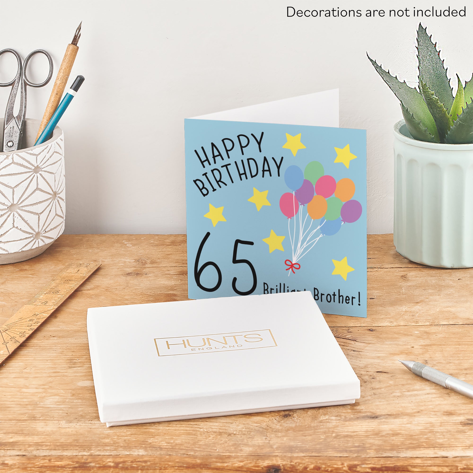 Boxed 65th Brother Birthday Card Original - Default Title (B0D58JFGHP)