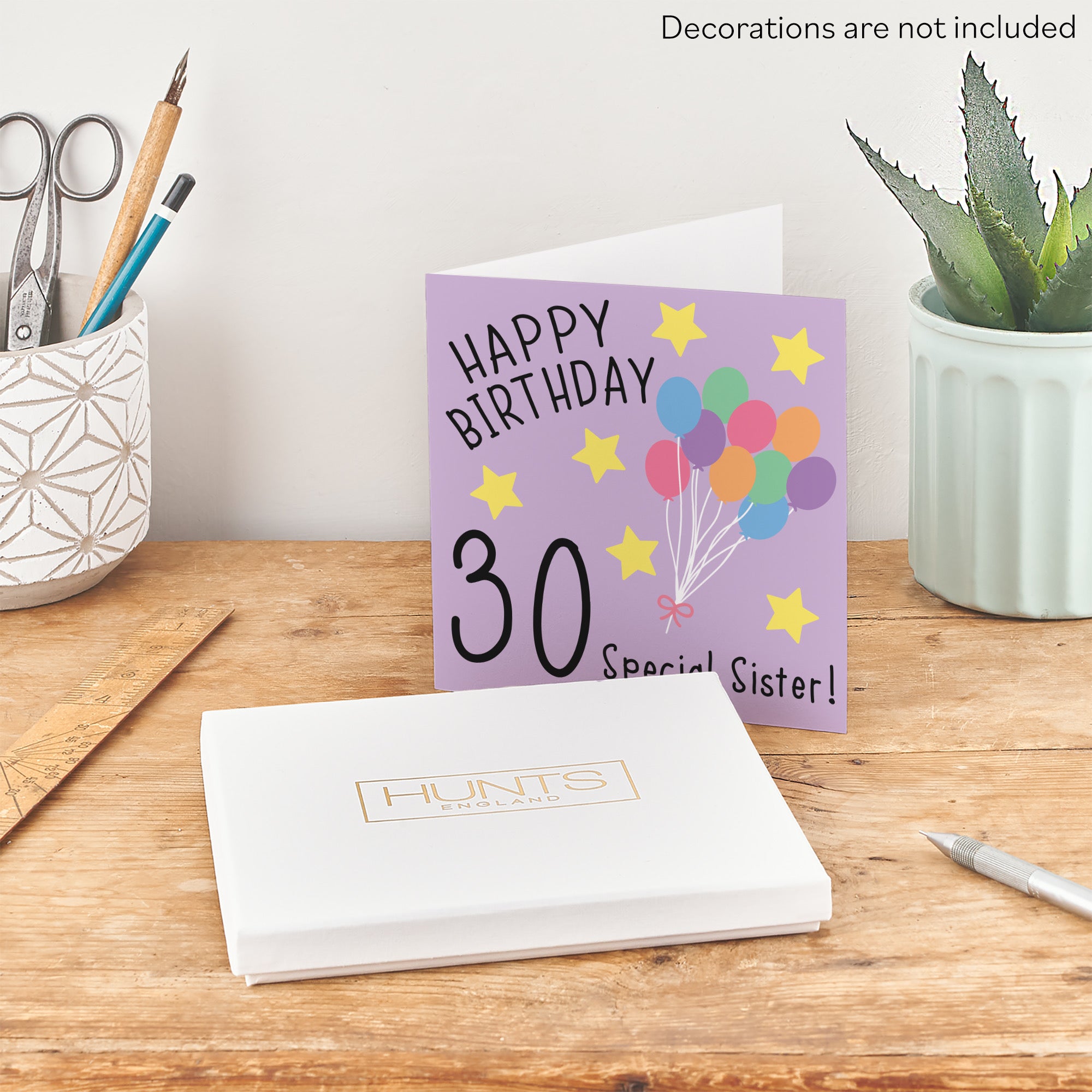 Boxed 30th Sister Birthday Card Original - Default Title (B0D58JJ2J8)