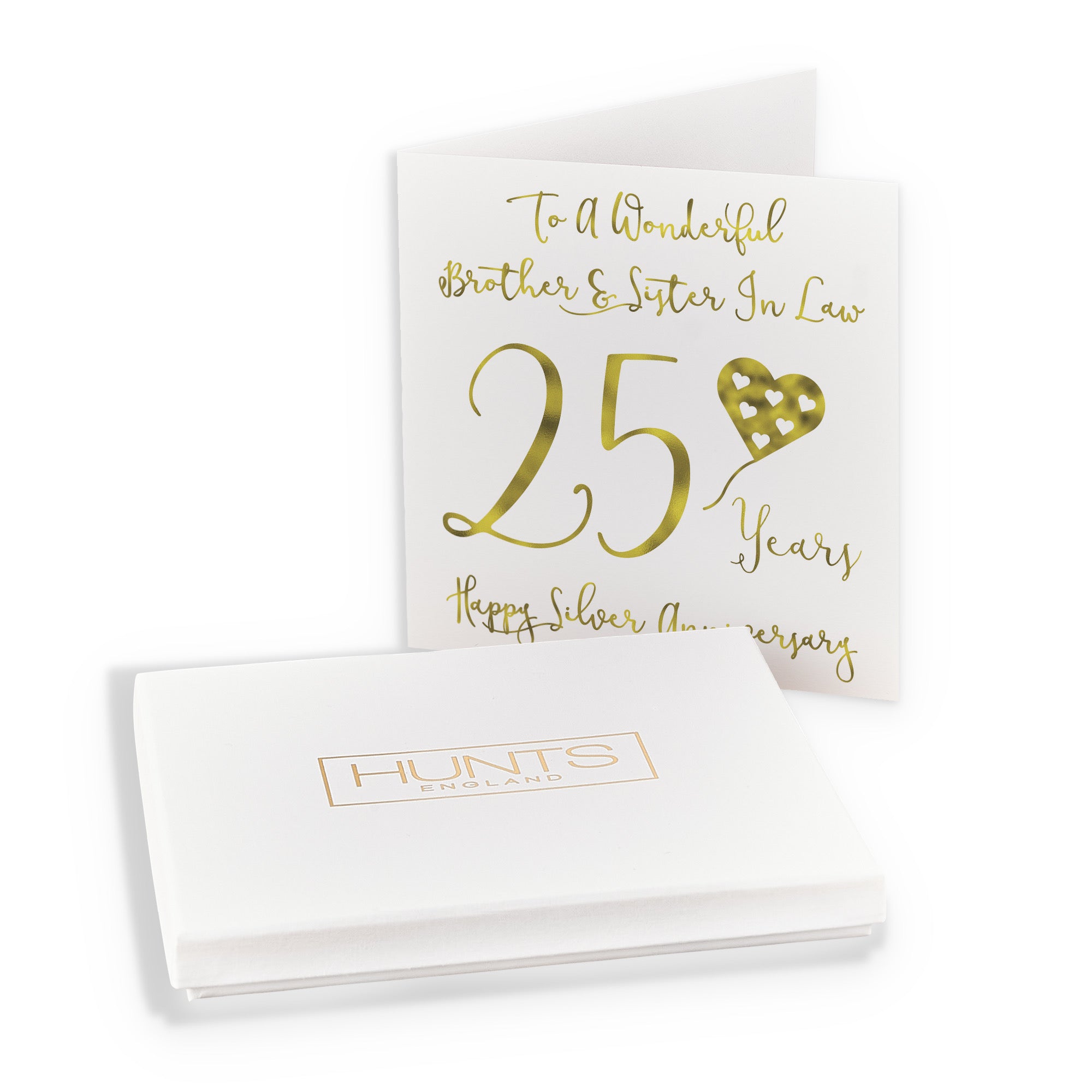 Boxed 25th Brother And Sister In Law Anniversary Card Milano - Default Title (B0D58JJ35Q)