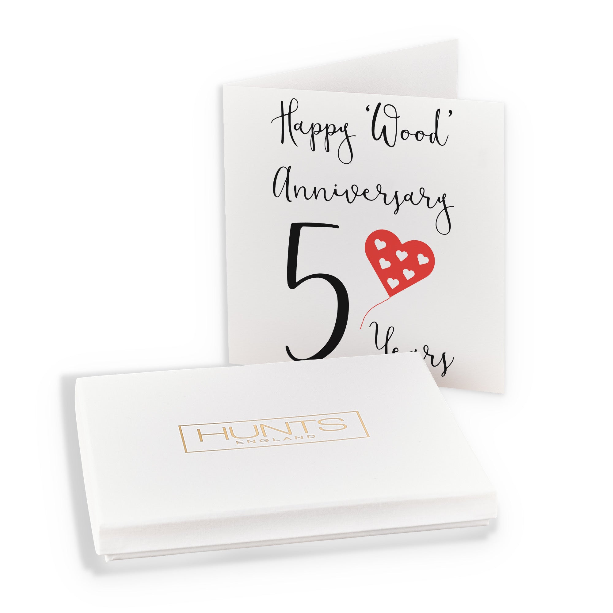 Boxed 5th Anniversary Card Red Heart - Default Title (B0D58JL7QZ)