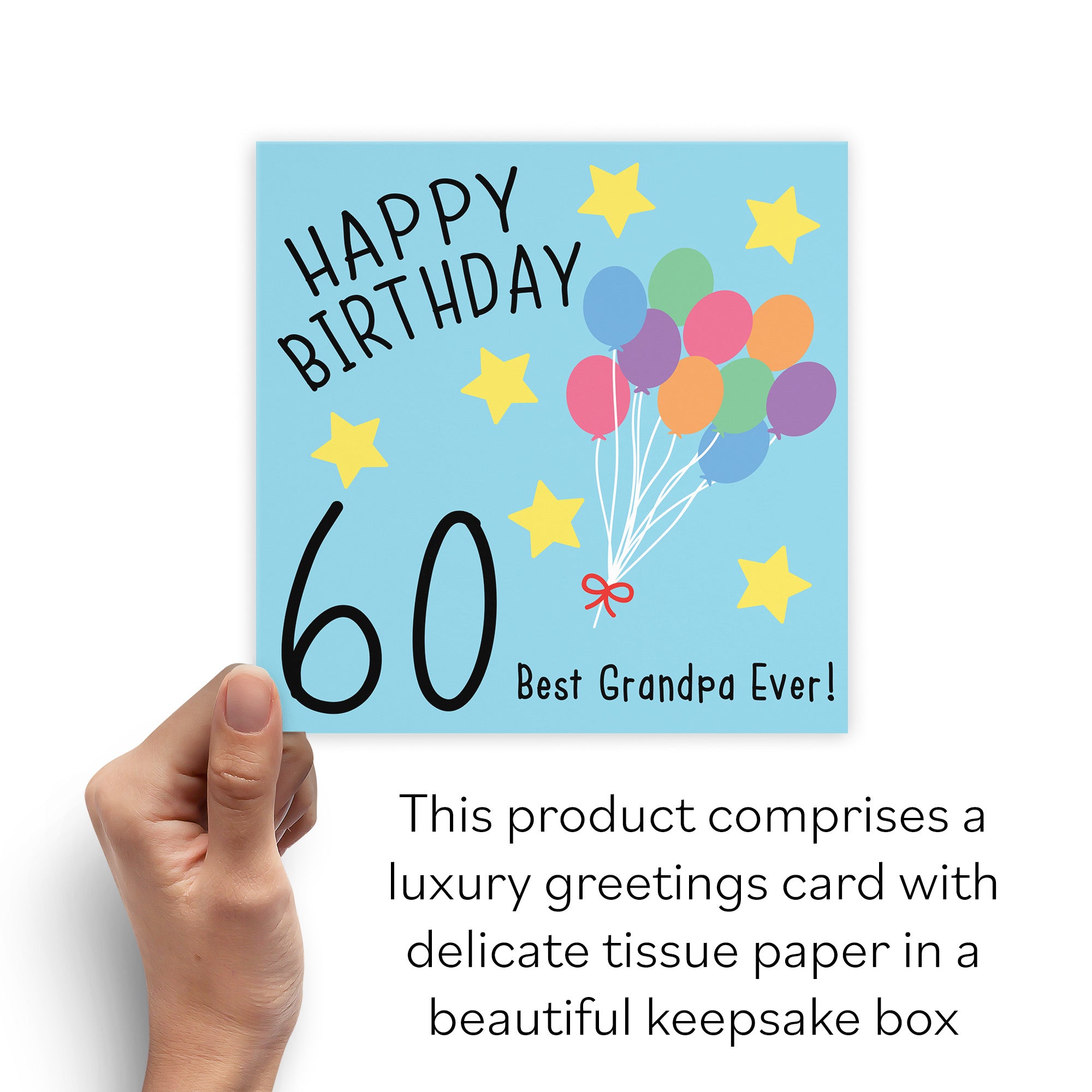 Boxed 60th Grandpa Birthday Card Original - Default Title (B0D58JMPGR)