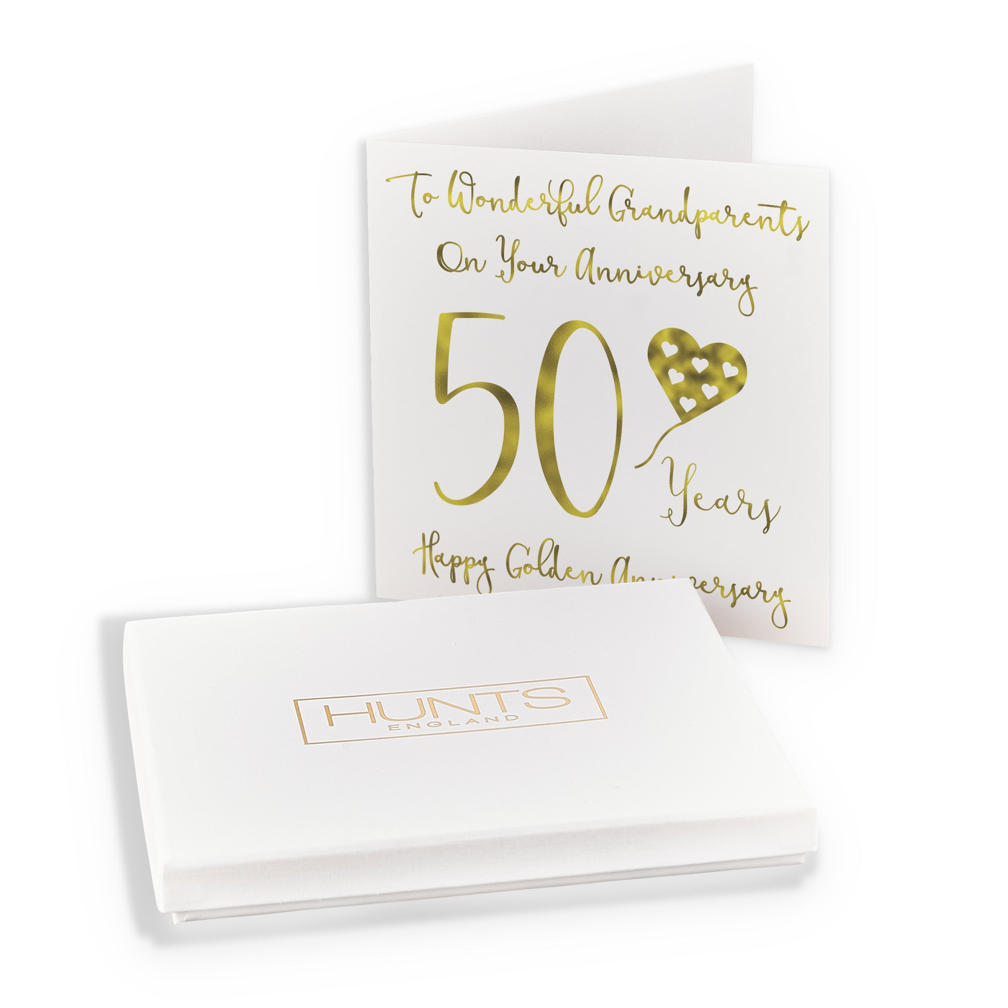 Boxed 50th Grandparents Anniversary Card Milano - Default Title (B0D58JN4JM)