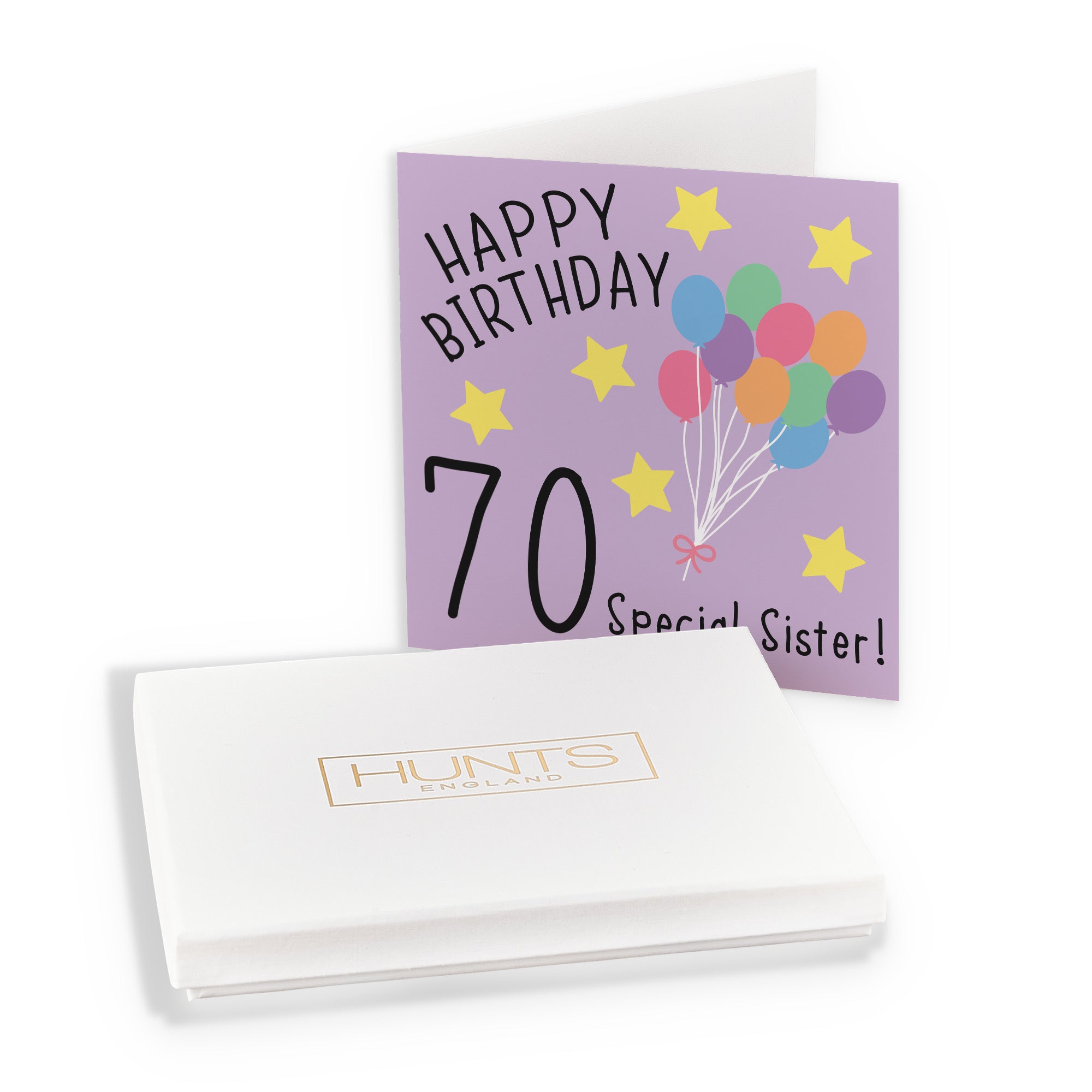 Boxed 70th Sister Birthday Card Original - Default Title (B0D58JPSR2)