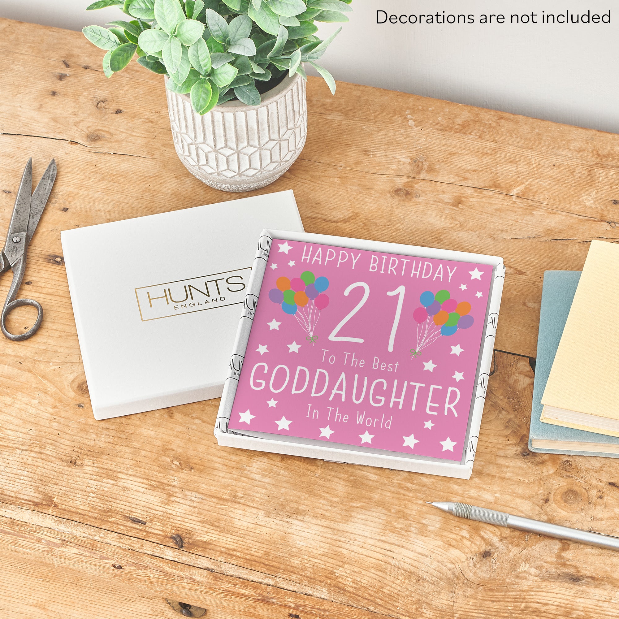 Boxed 21st Goddaughter Birthday Card Iconic - Default Title (B0D58JRSNZ)