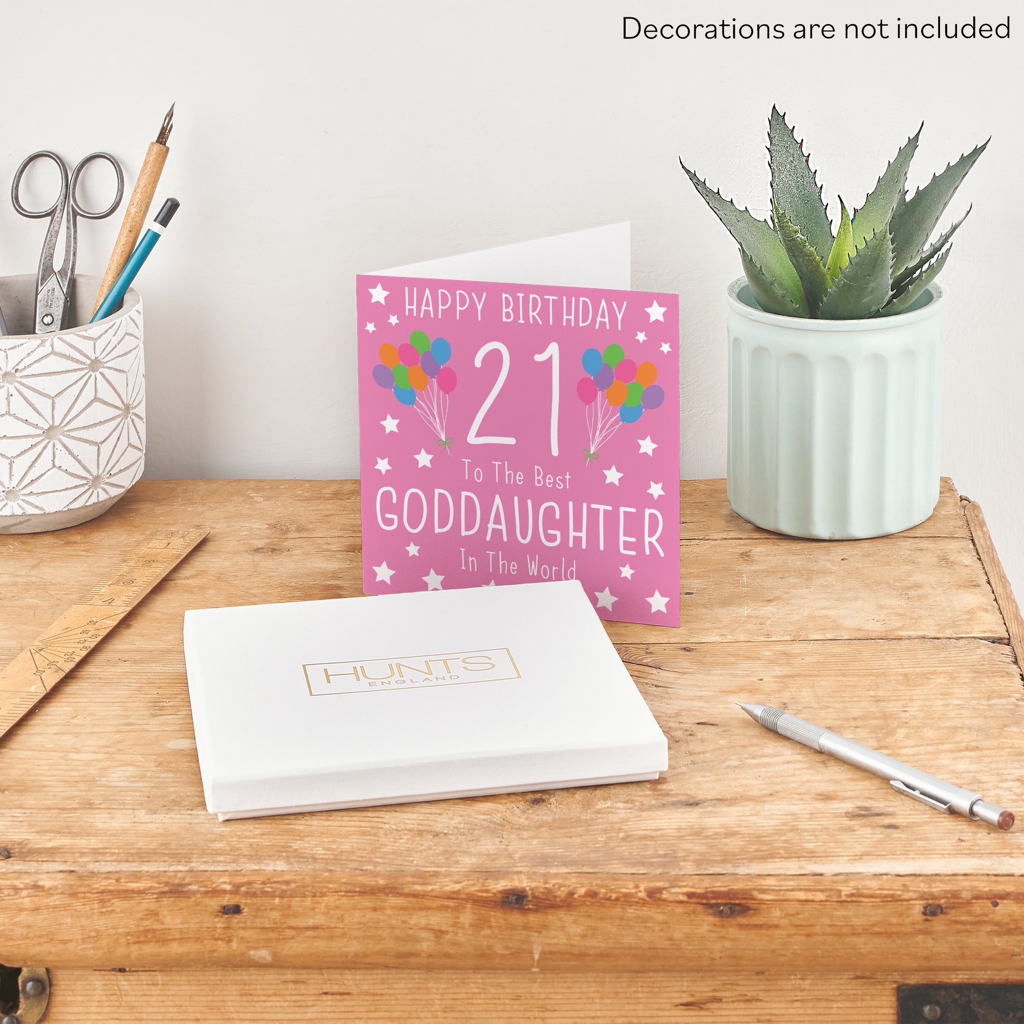 Boxed 21st Goddaughter Birthday Card Iconic - Default Title (B0D58JRSNZ)