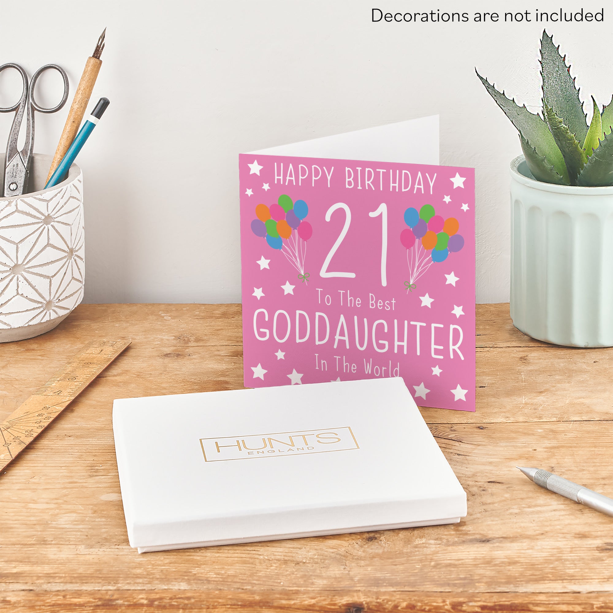 Boxed 21st Goddaughter Birthday Card Iconic - Default Title (B0D58JRSNZ)