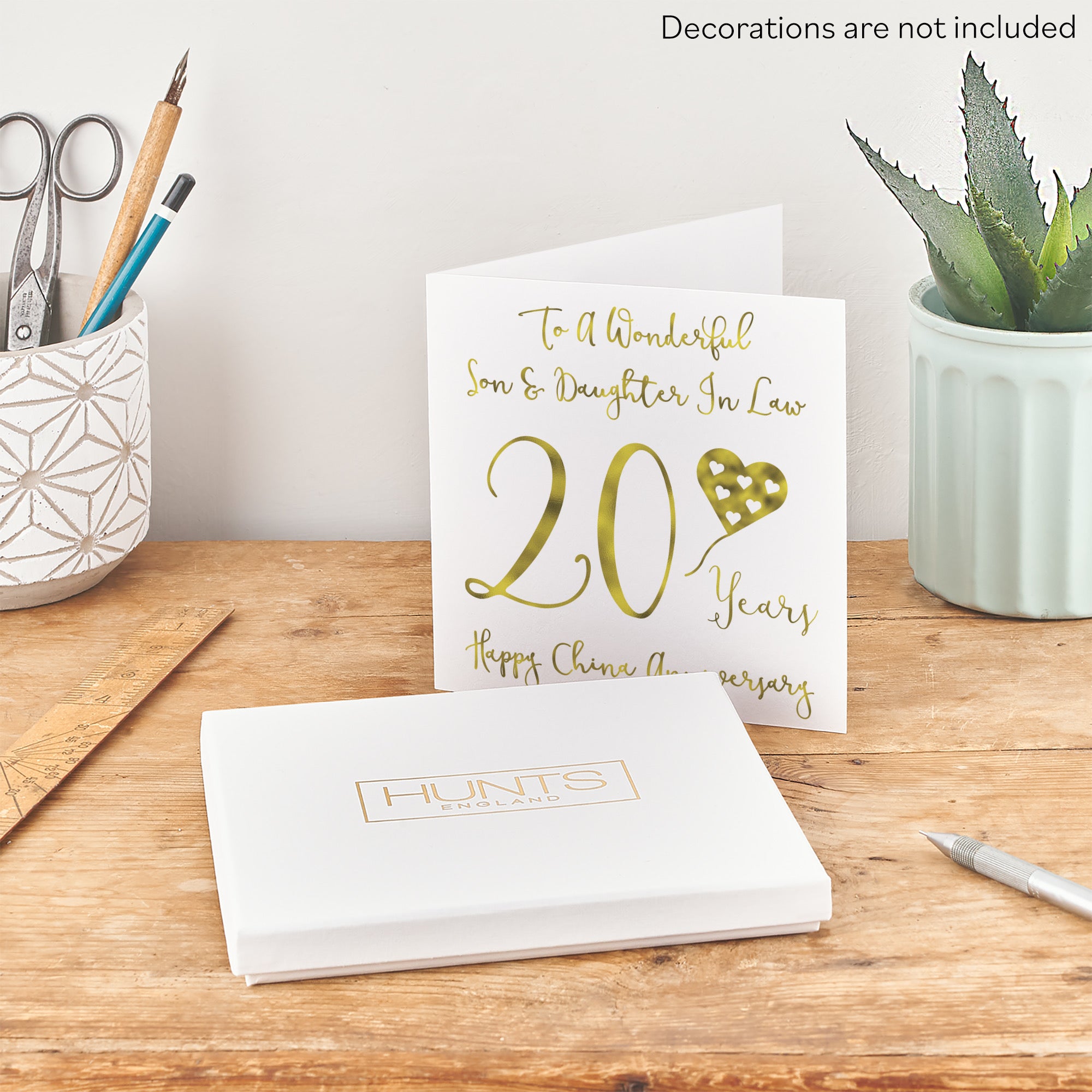 Boxed 20th Son And Daughter In Law Anniversary Card Milano - Default Title (B0D58K41SM)