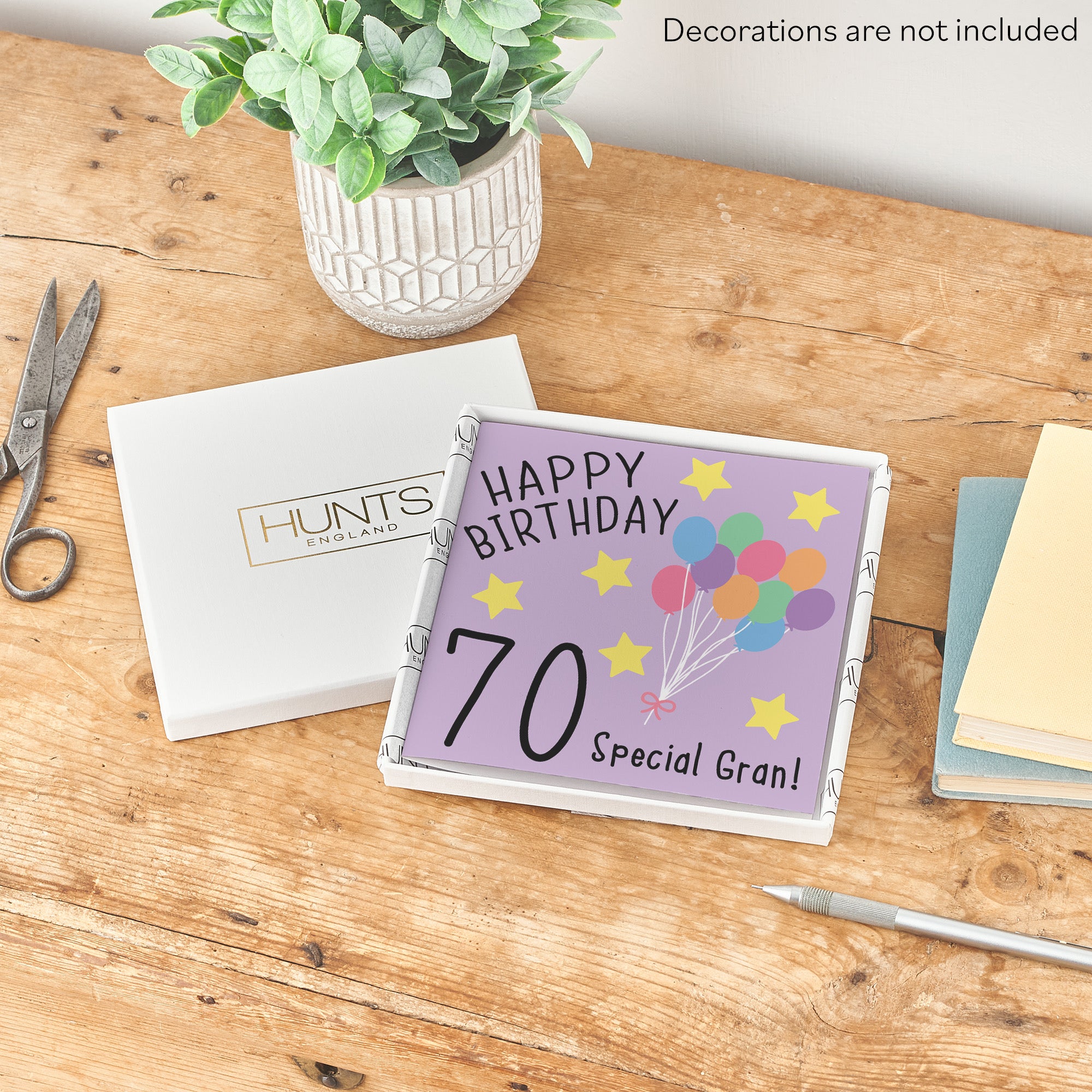 Boxed 70th Gran Birthday Card Original - Default Title (B0D58K53GM)