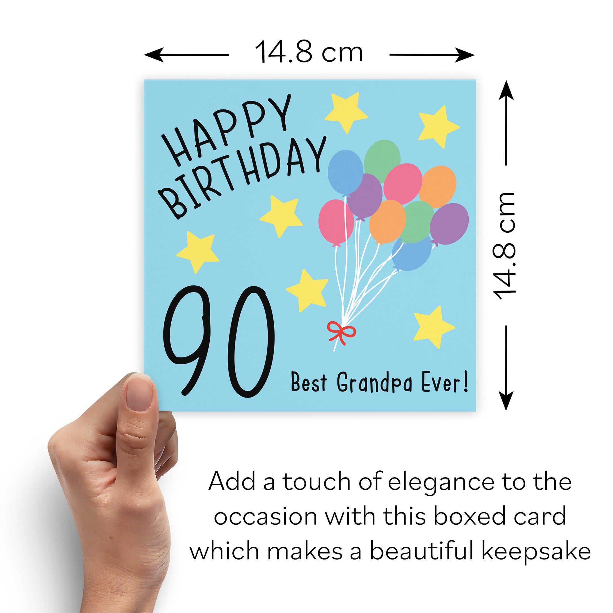 Boxed 90th Grandpa Birthday Card Original - Default Title (B0D58K72N7)