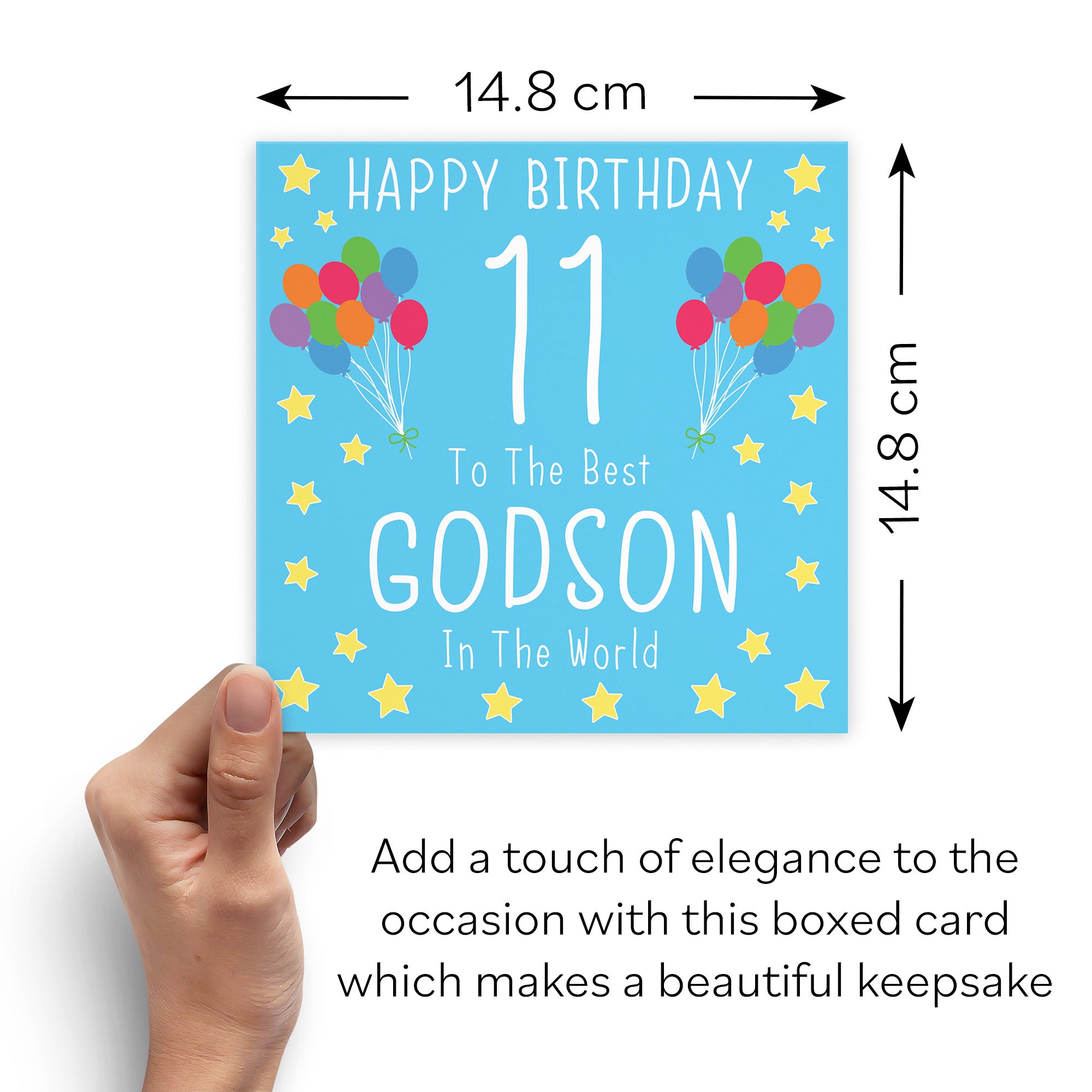 Boxed 11th Godson Birthday Card Iconic - Default Title (B0D58KGQ9X)