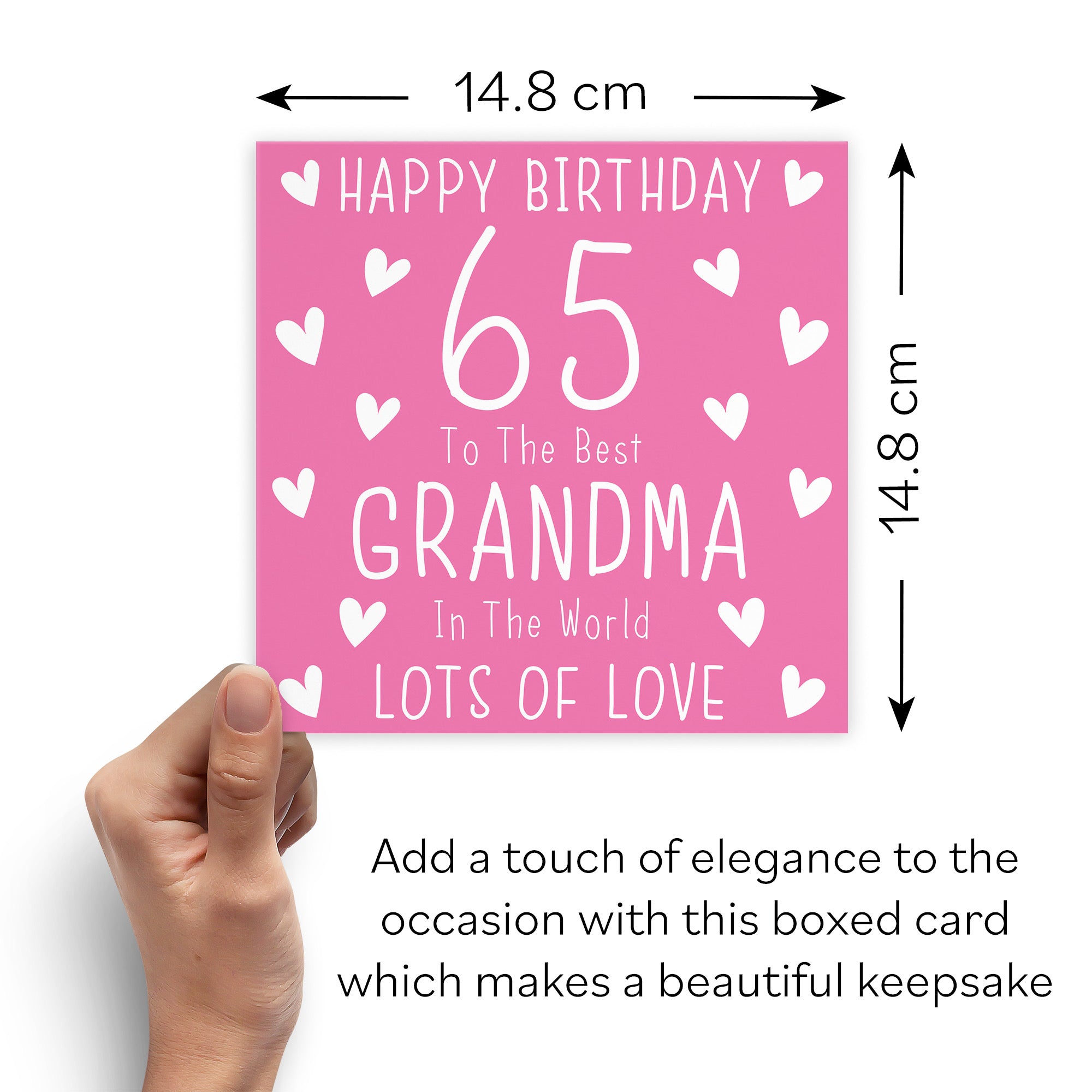 Boxed 65th Grandma Birthday Card Iconic - Default Title (B0D58KQ8HC)