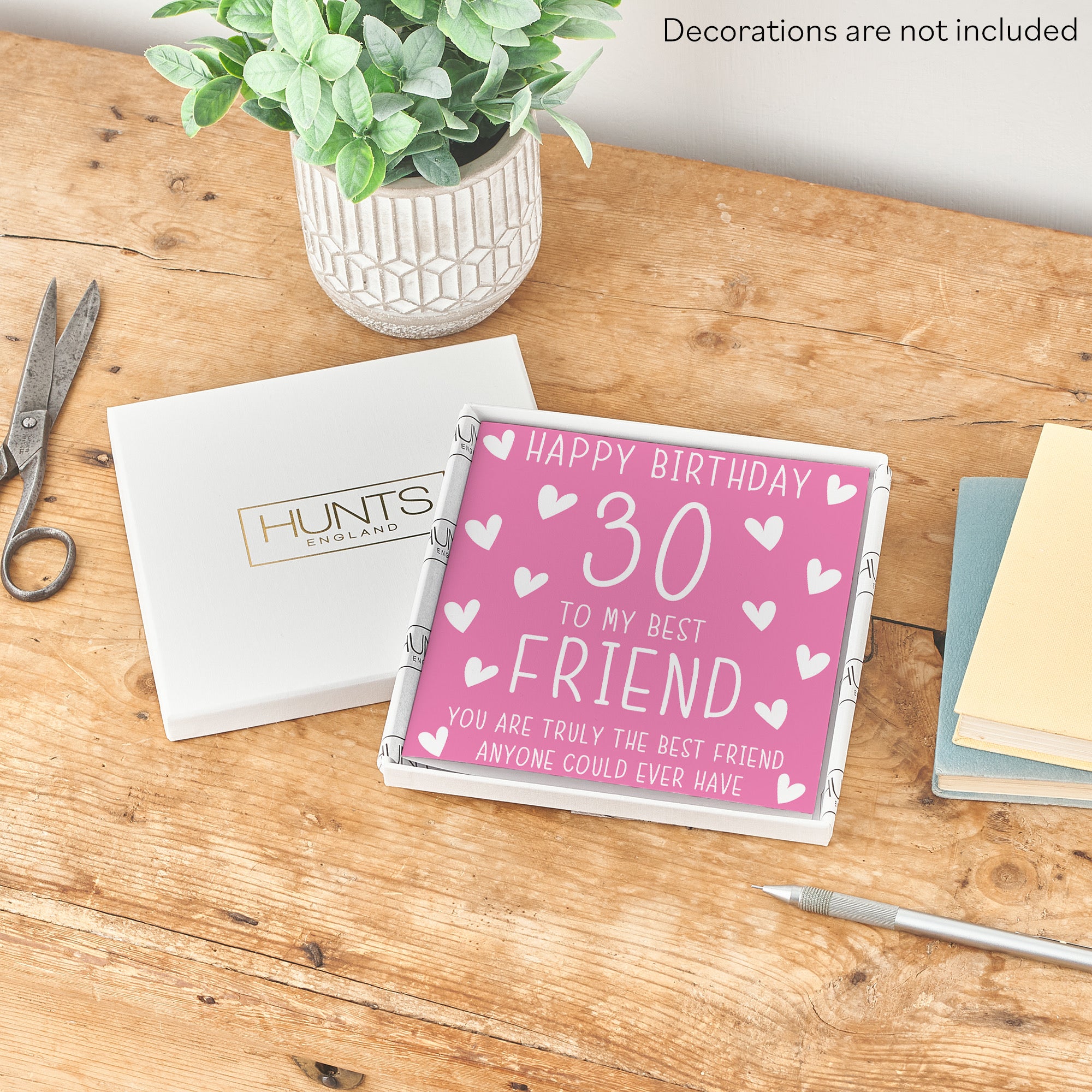 Boxed 30th Best Friend Birthday Card Iconic - Default Title (B0D58KQCWB)