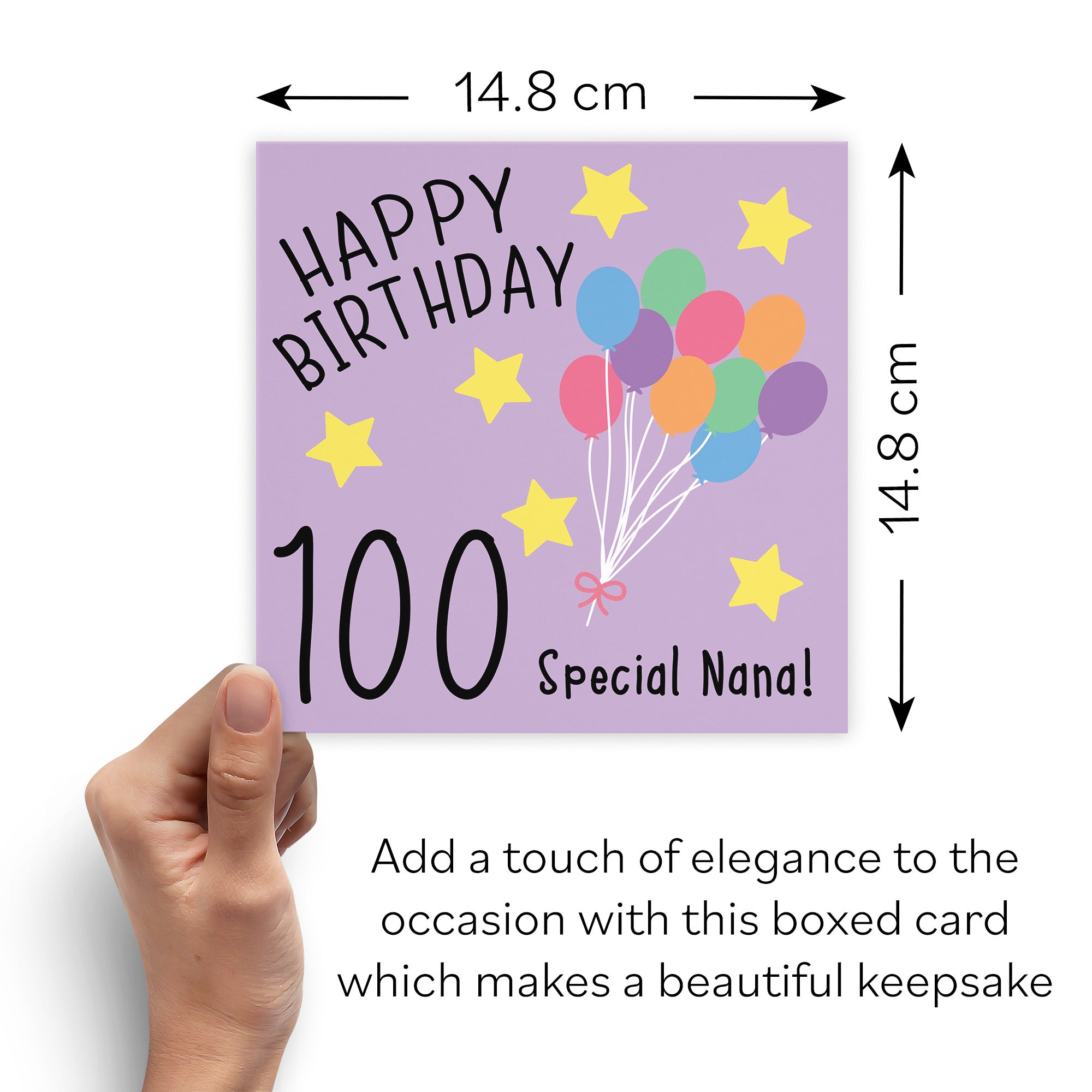 Boxed 100th Nana Birthday Card Original - Default Title (B0D58KQK4Z)