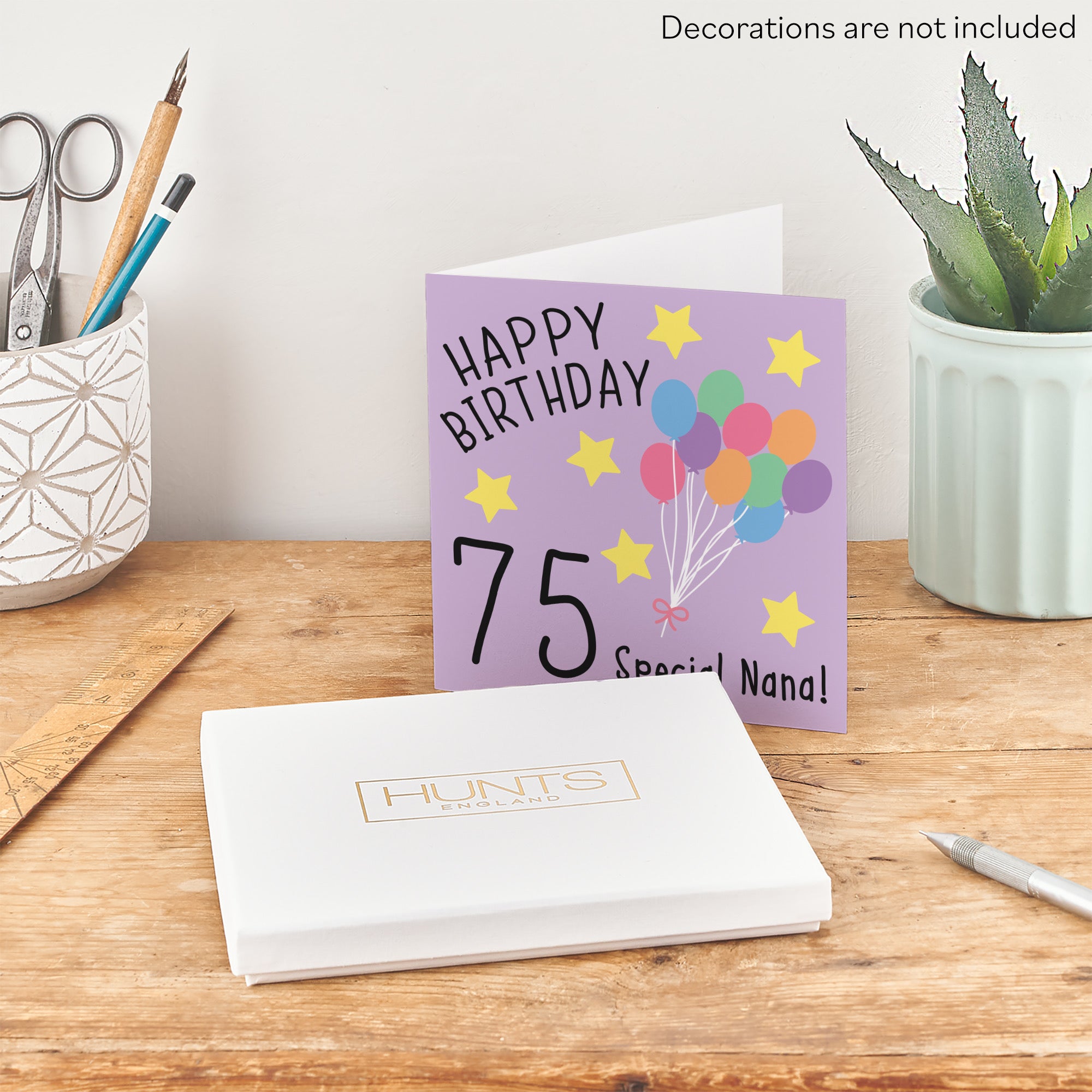 Boxed 75th Nana Birthday Card Original - Default Title (B0D58KS41D)