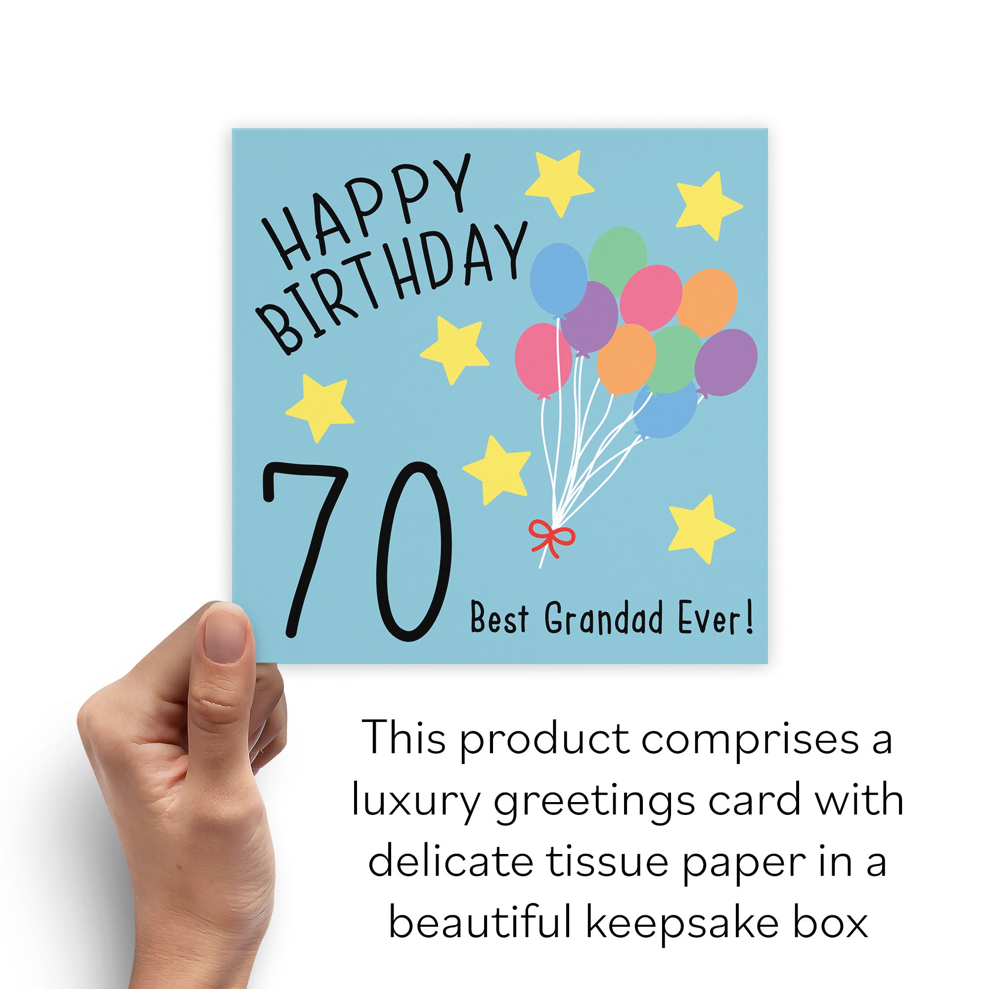 Boxed 70th Grandad Birthday Card Original - Default Title (B0D58KWQRD)