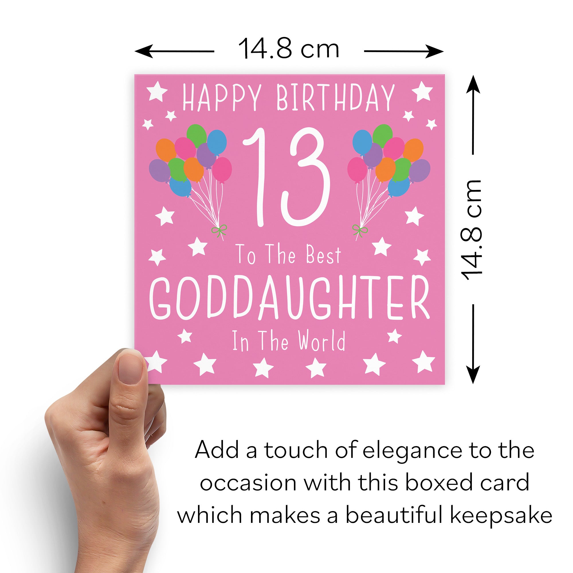 Boxed 13th Goddaughter Birthday Card Iconic - Default Title (B0D58L5JKD)