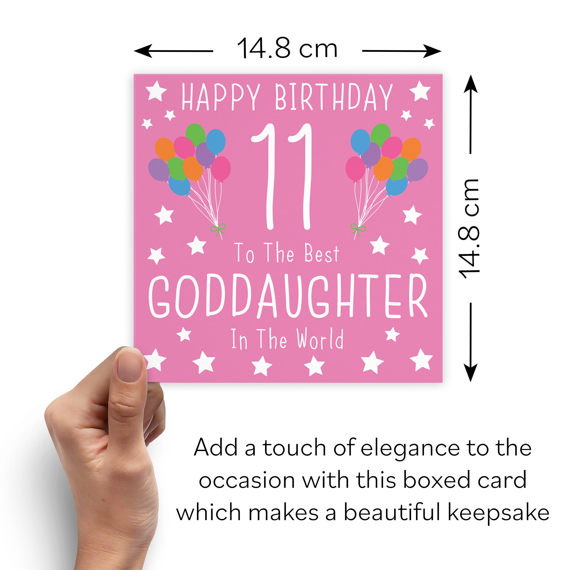 Boxed 11th Goddaughter Birthday Card Iconic - Default Title (B0D58L5KZT)