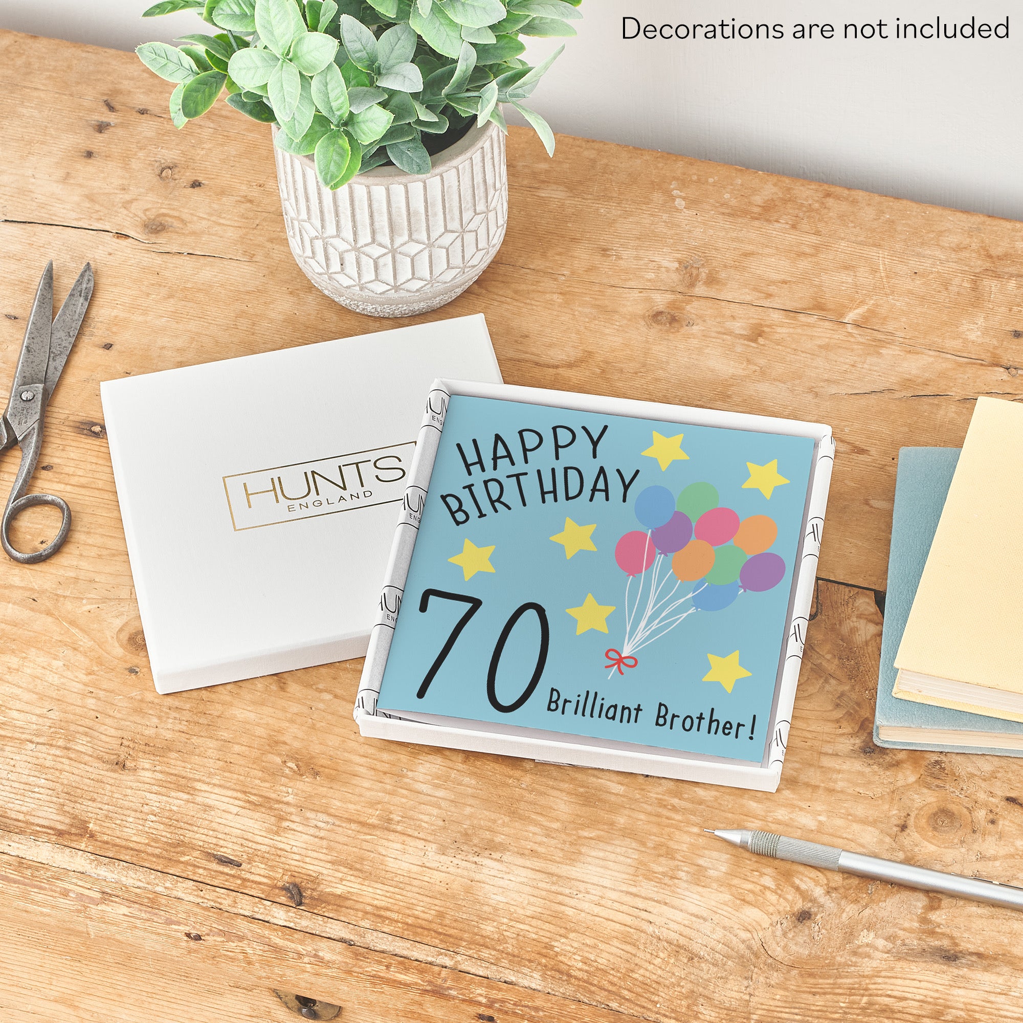 Boxed 70th Brother Birthday Card Original - Default Title (B0D58LCBKW)