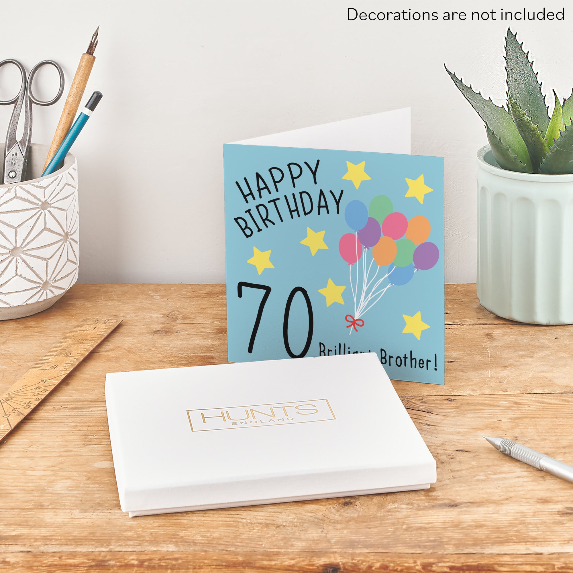 Boxed 70th Brother Birthday Card Original - Default Title (B0D58LCBKW)