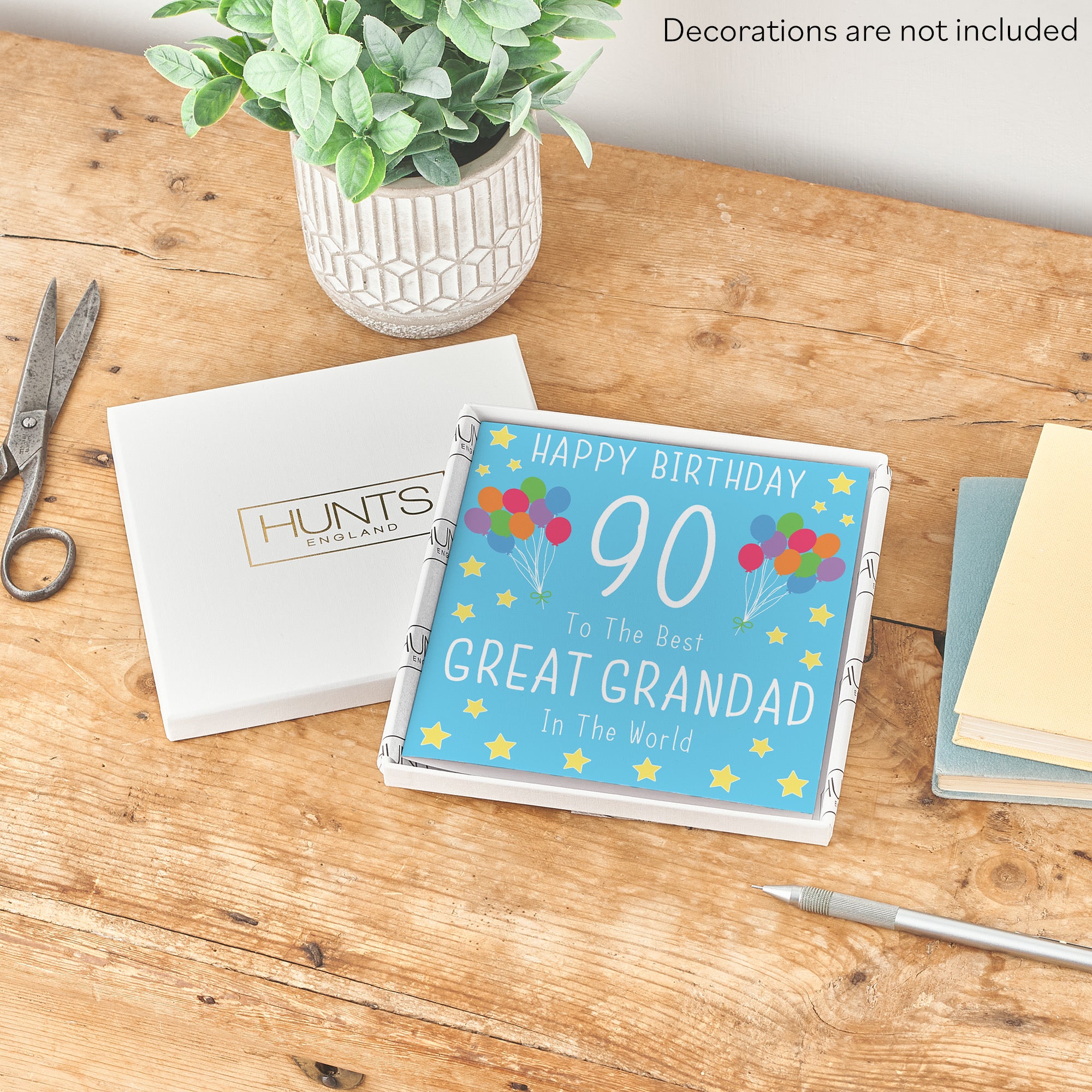 Boxed 90th Great Grandad Birthday Card Iconic - Default Title (B0D58LGD8S)