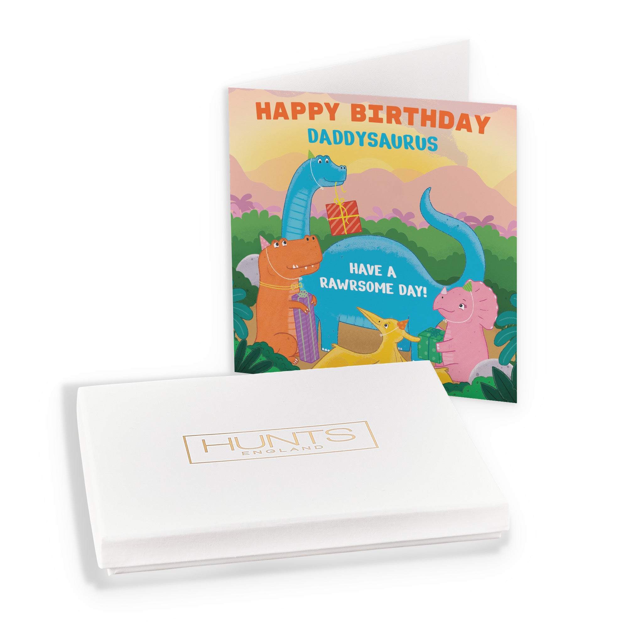 Boxed Daddy Birthday Dinosaur Party Card Imagination - Default Title (B0D58LGK9W)