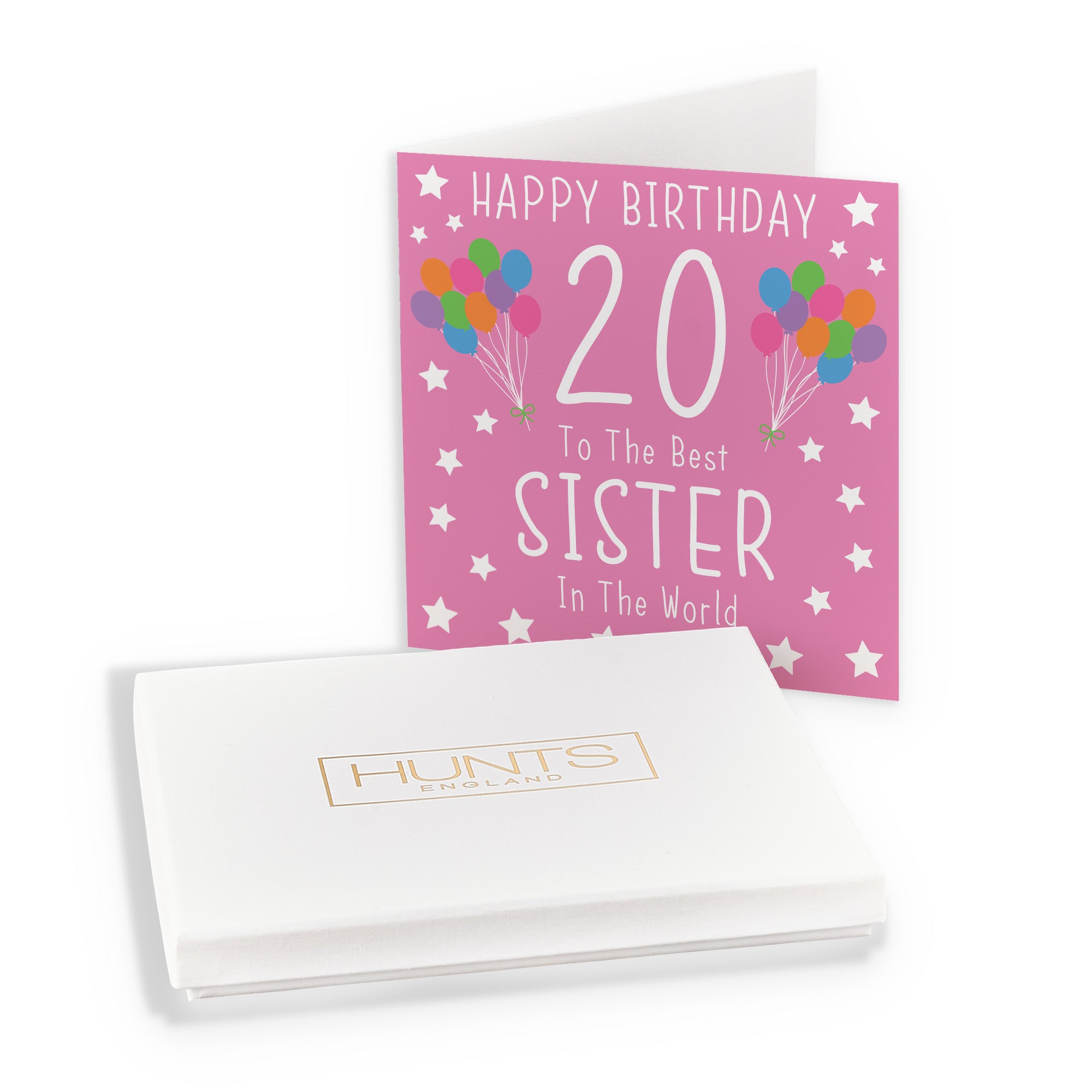 Boxed 20th Sister Birthday Card Iconic - Default Title (B0D58LGSFP)