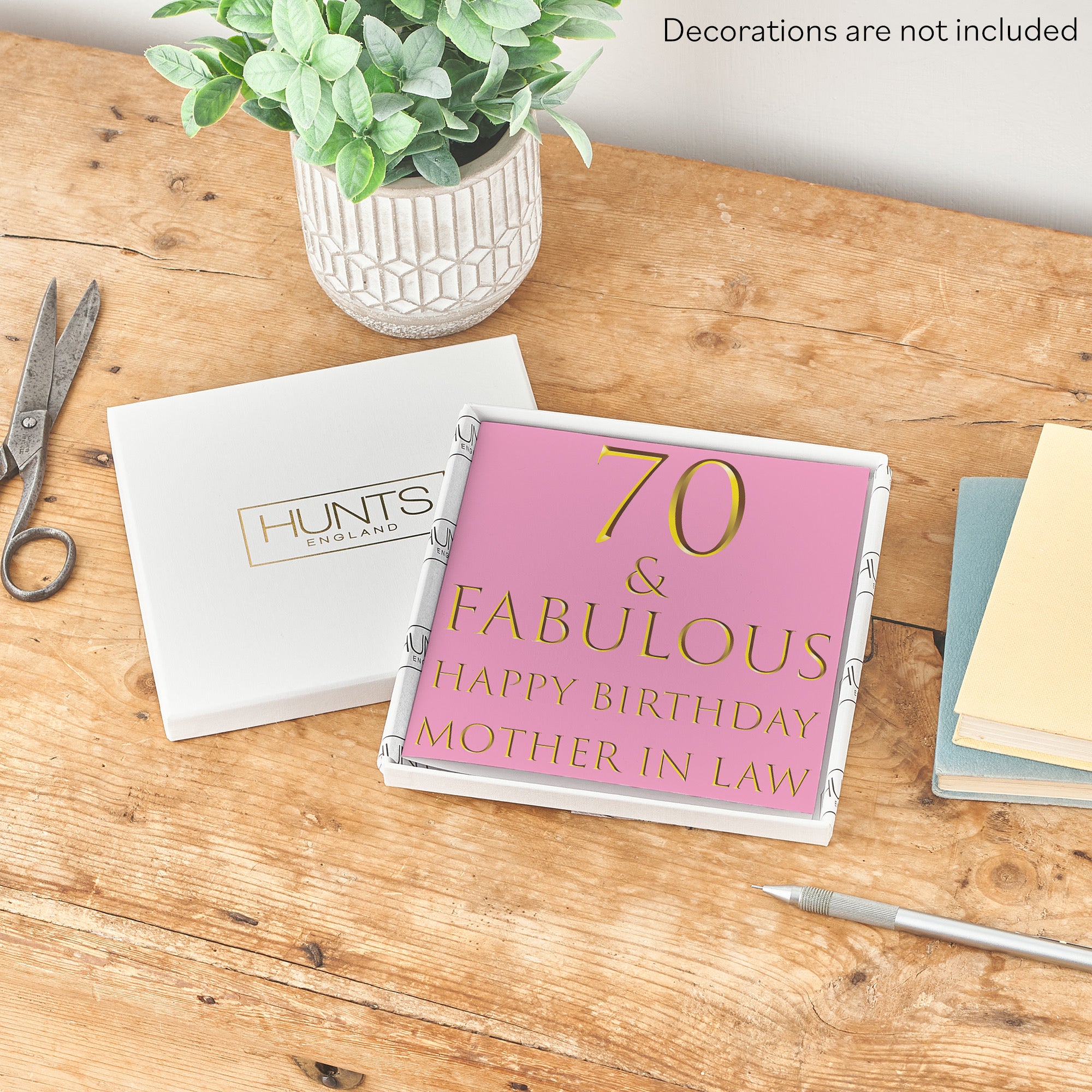 Boxed 70th Mother In Law Birthday Card Fabulous - Default Title (B0D58LMYKP)