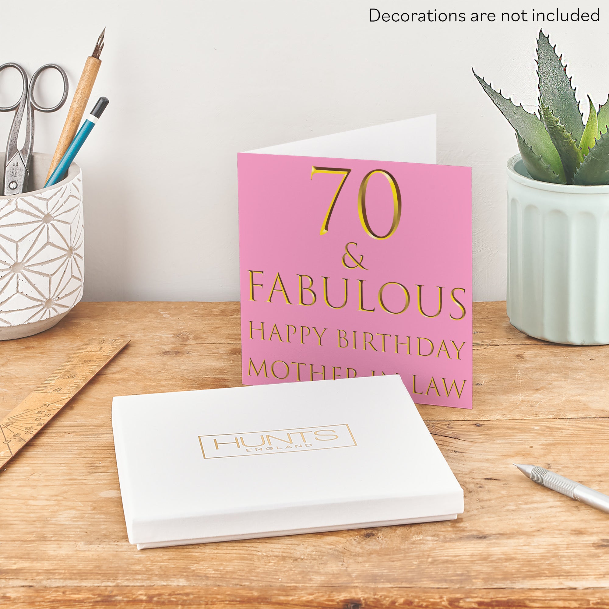 Boxed 70th Mother In Law Birthday Card Fabulous - Default Title (B0D58LMYKP)