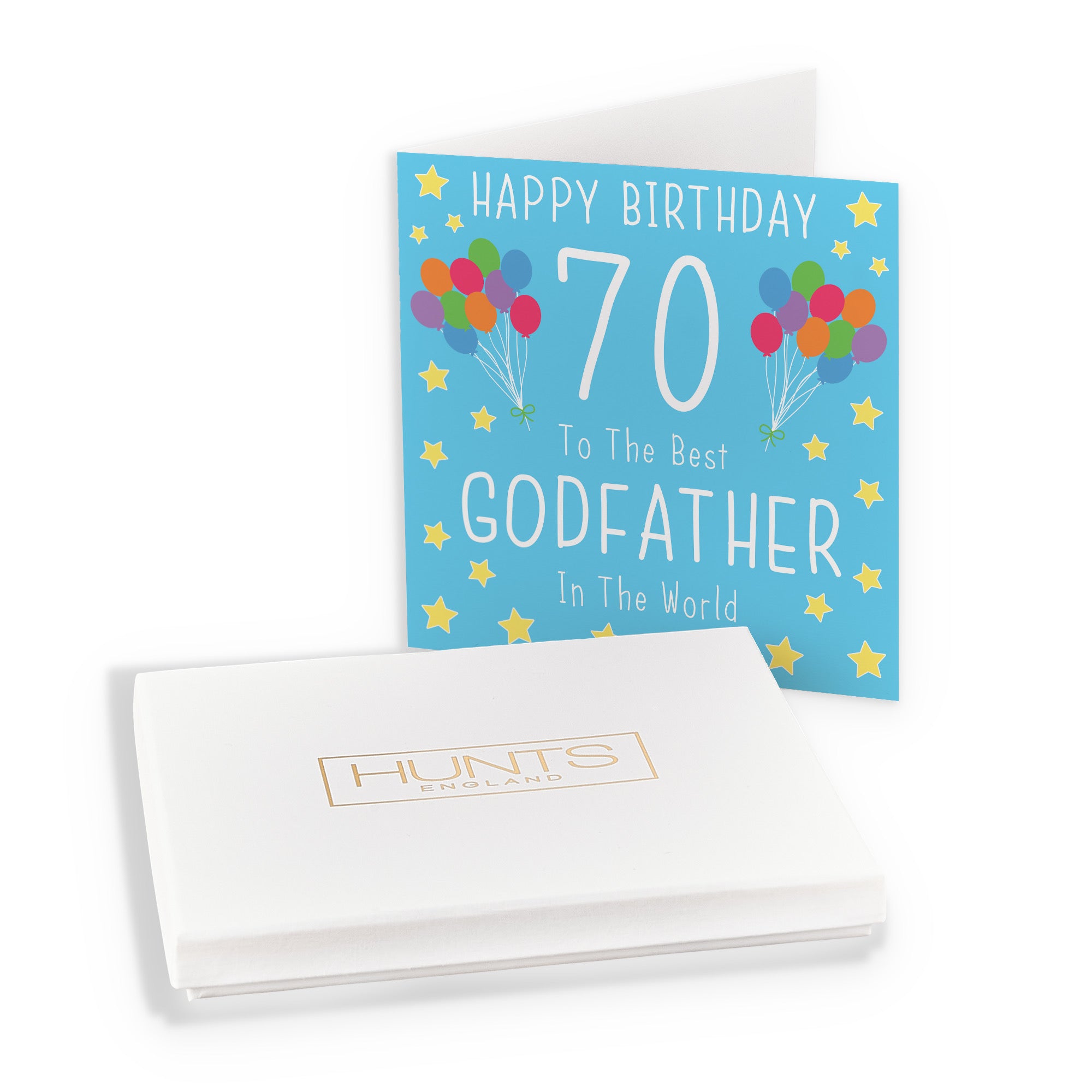 Boxed 70th Godfather Birthday Card Iconic - Default Title (B0D58LV8RY)