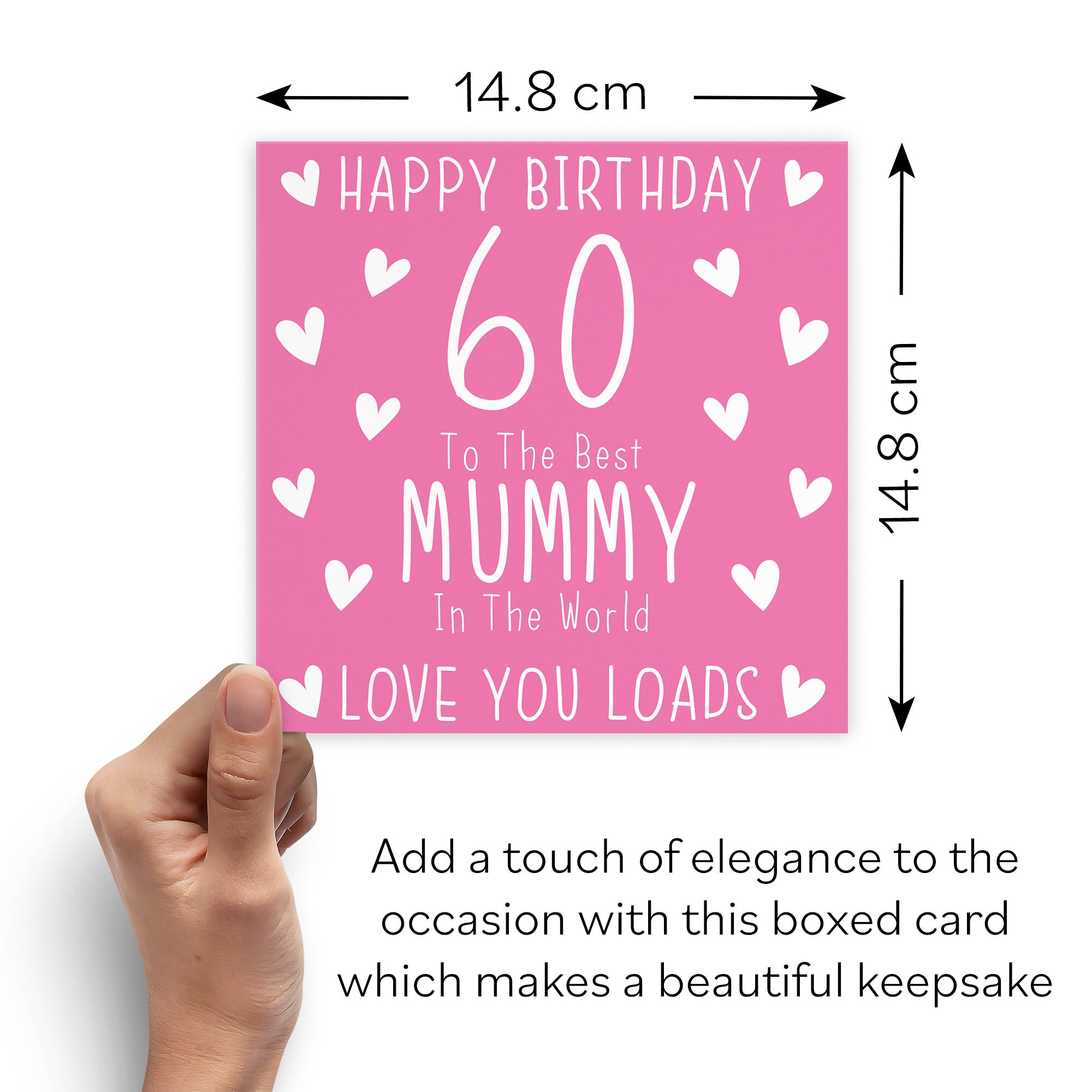 Boxed 60th Mummy Birthday Card Iconic - Default Title (B0D58LWNQ9)