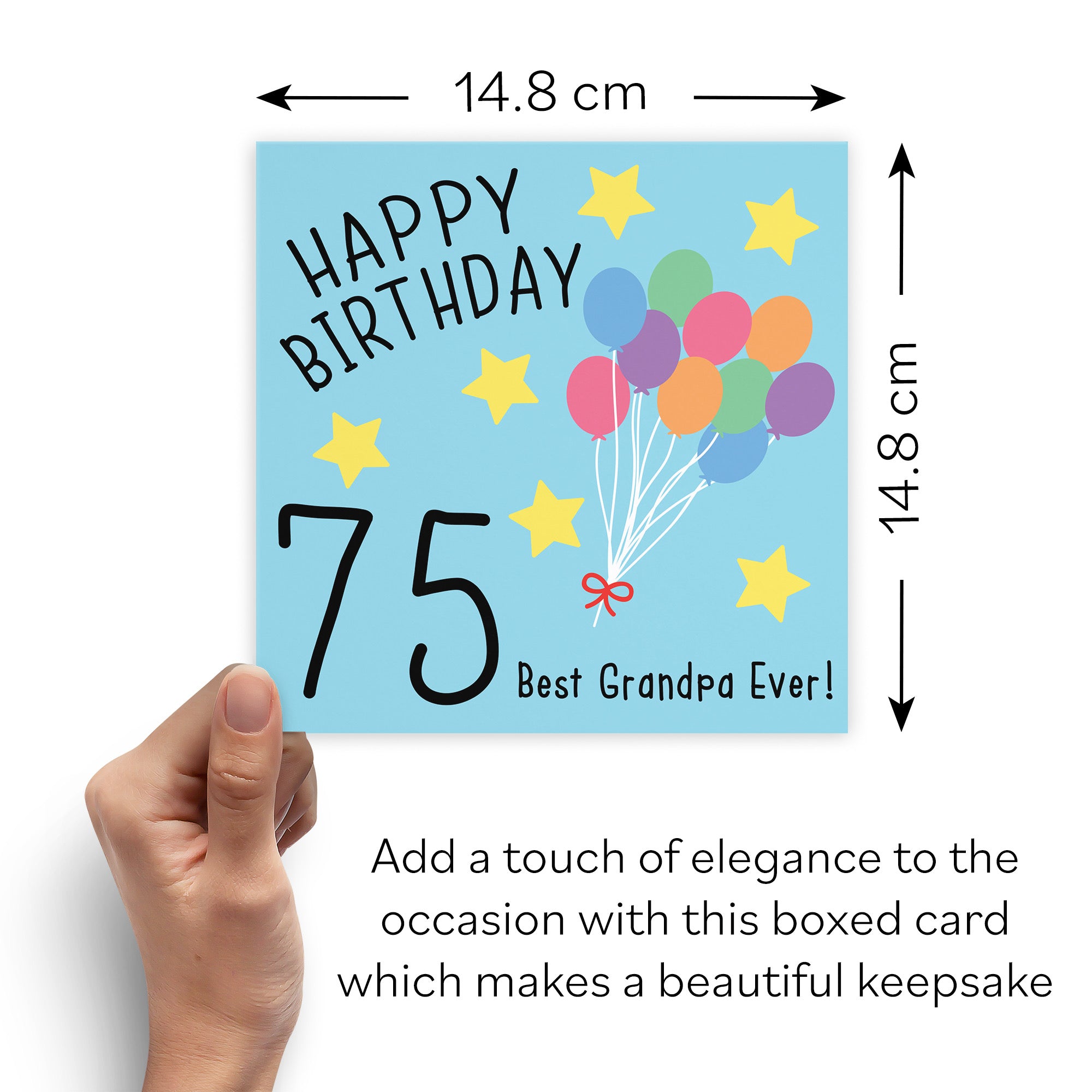 Boxed 75th Grandpa Birthday Card Original - Default Title (B0D58MFHC9)