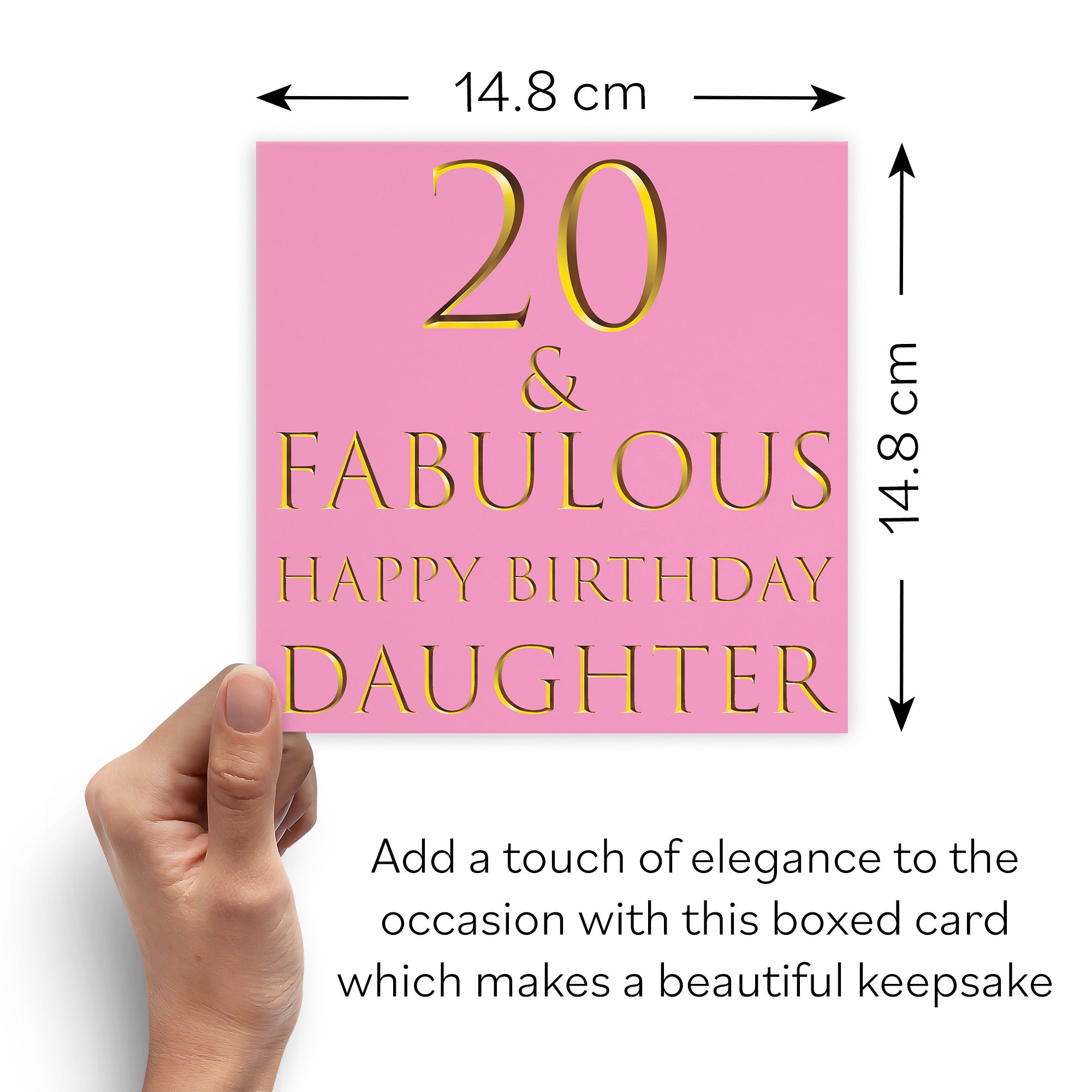 Boxed 20th Daughter Birthday Card Still Totally Fabulous - Default Title (B0D58N56KR)