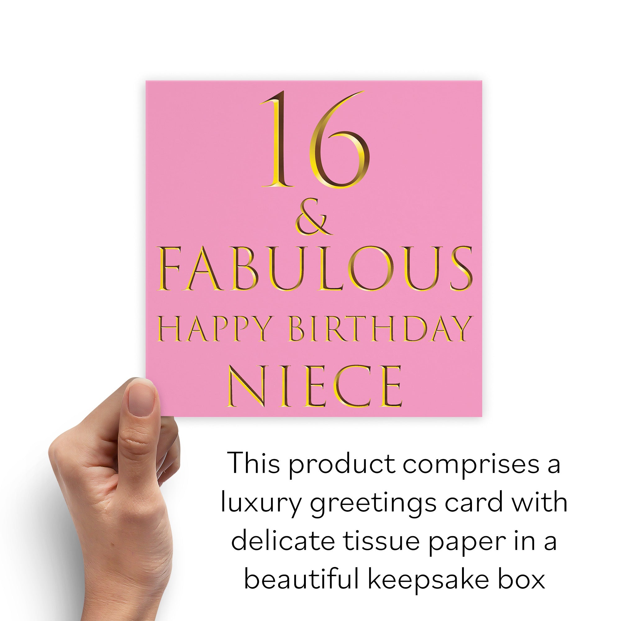 Boxed 16th Niece Birthday Card Still Totally Fabulous - Default Title (B0D58ND3FK)