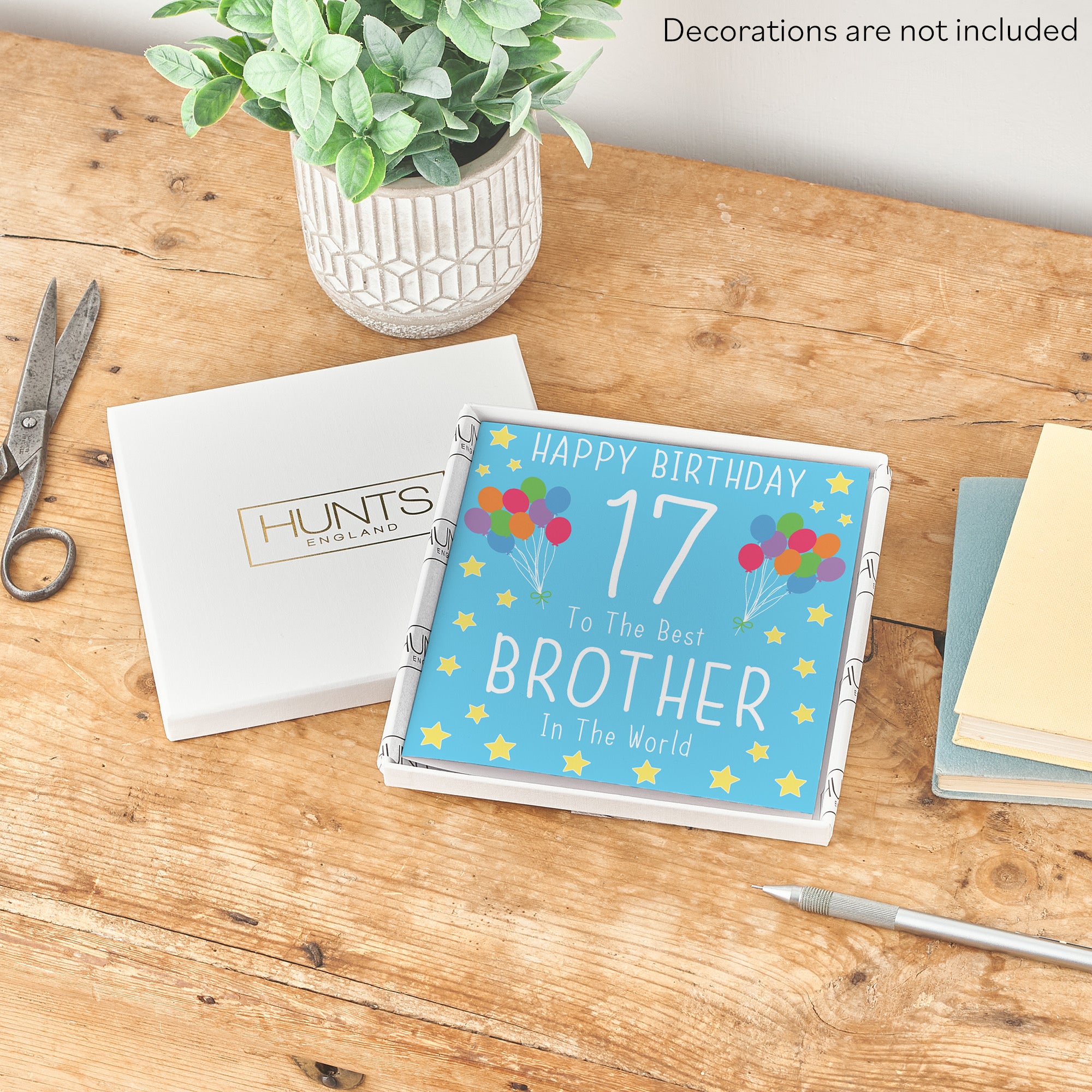 Boxed 17th Brother Birthday Card Iconic - Default Title (B0D58NHTLG)