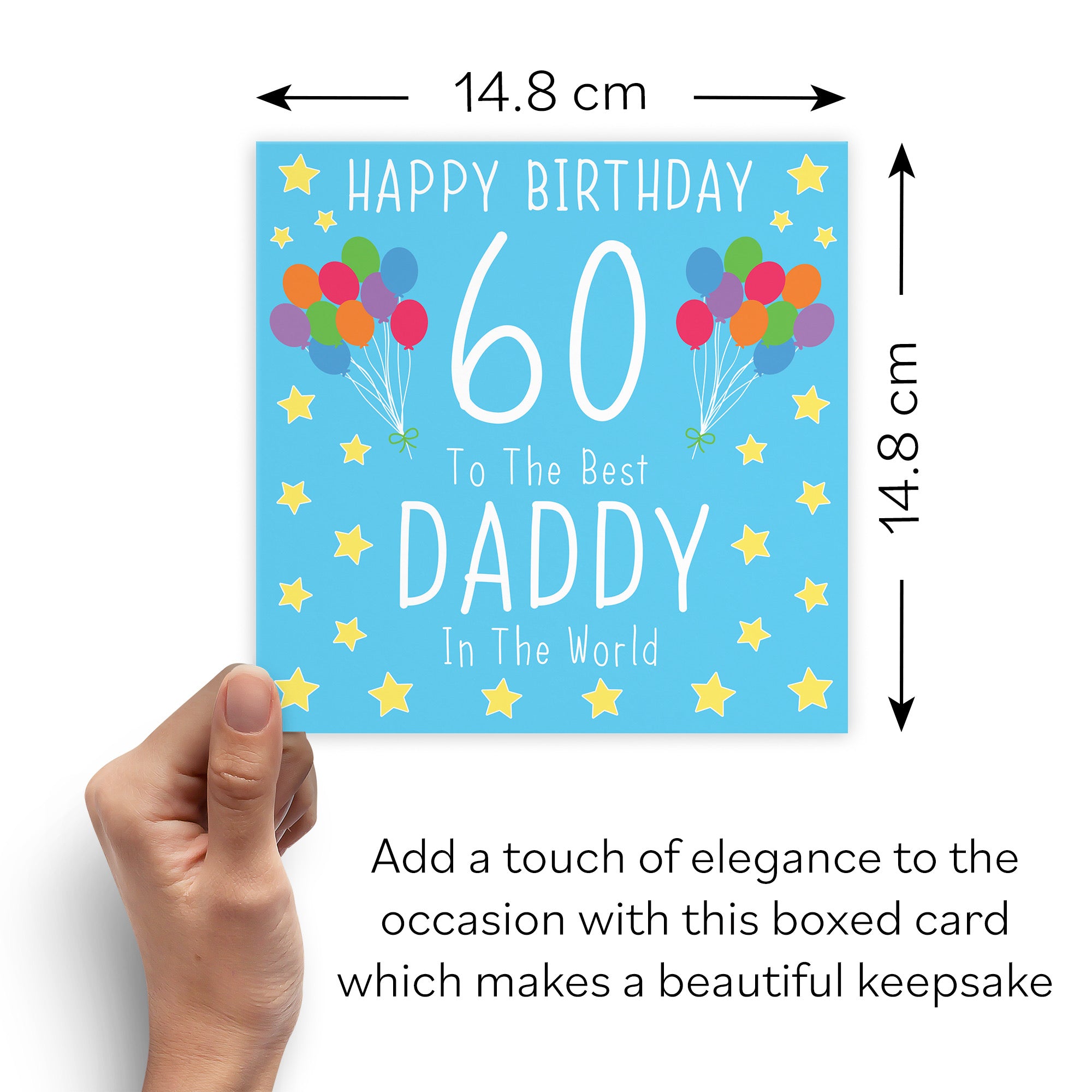 Boxed 60th Daddy Birthday Card Iconic - Default Title (B0D58NQW9T)