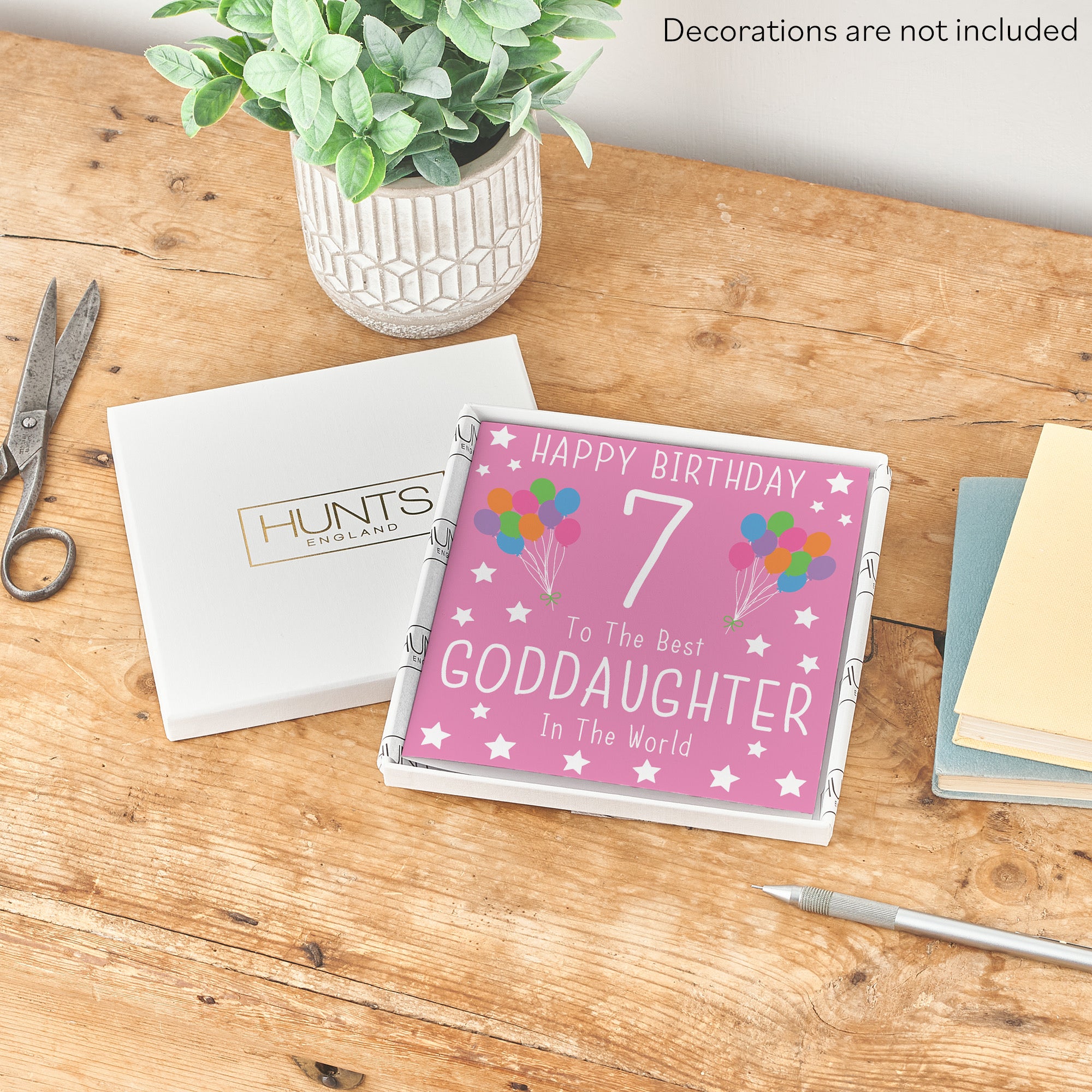 Boxed 7th Goddaughter Birthday Card Iconic - Default Title (B0D58NXXWF)