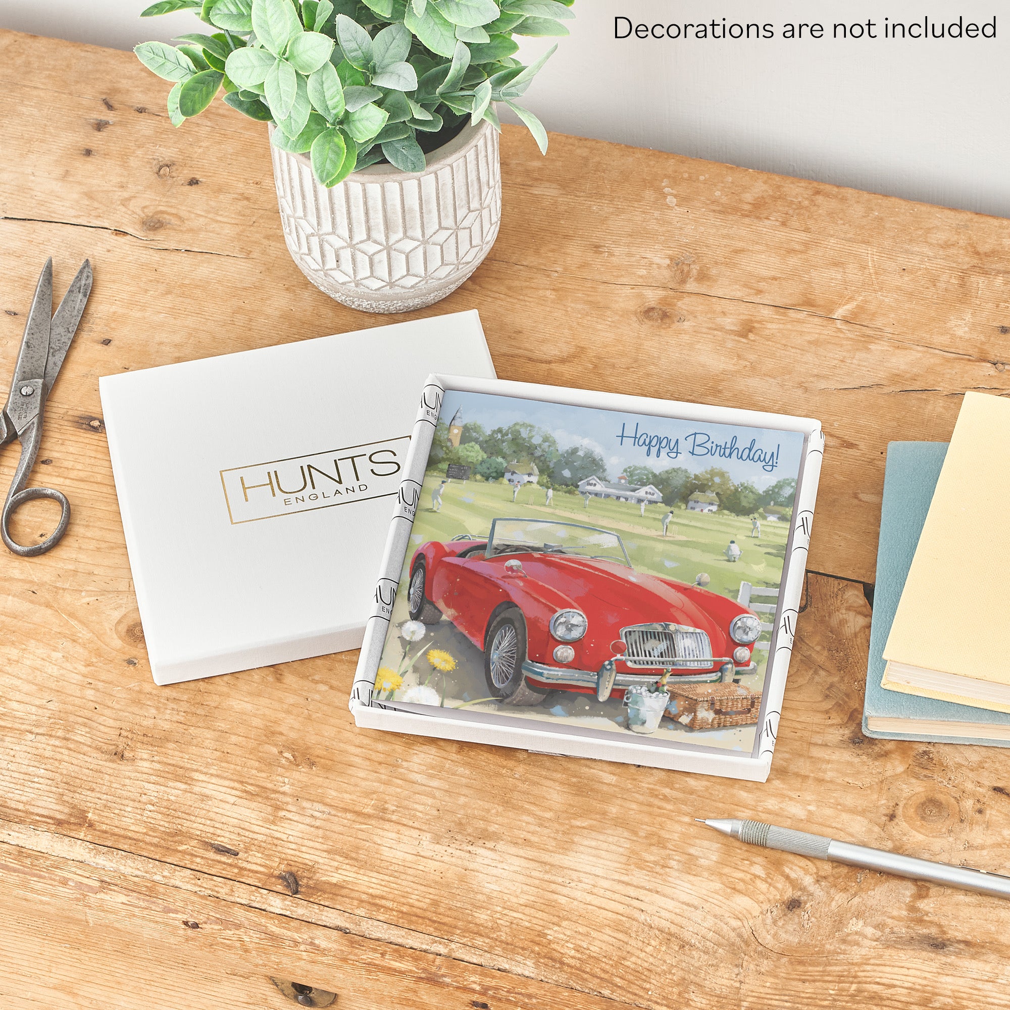 Boxed Classic Sports Car Birthday Card Milo's Gallery - Default Title (B0D5R87HHR)