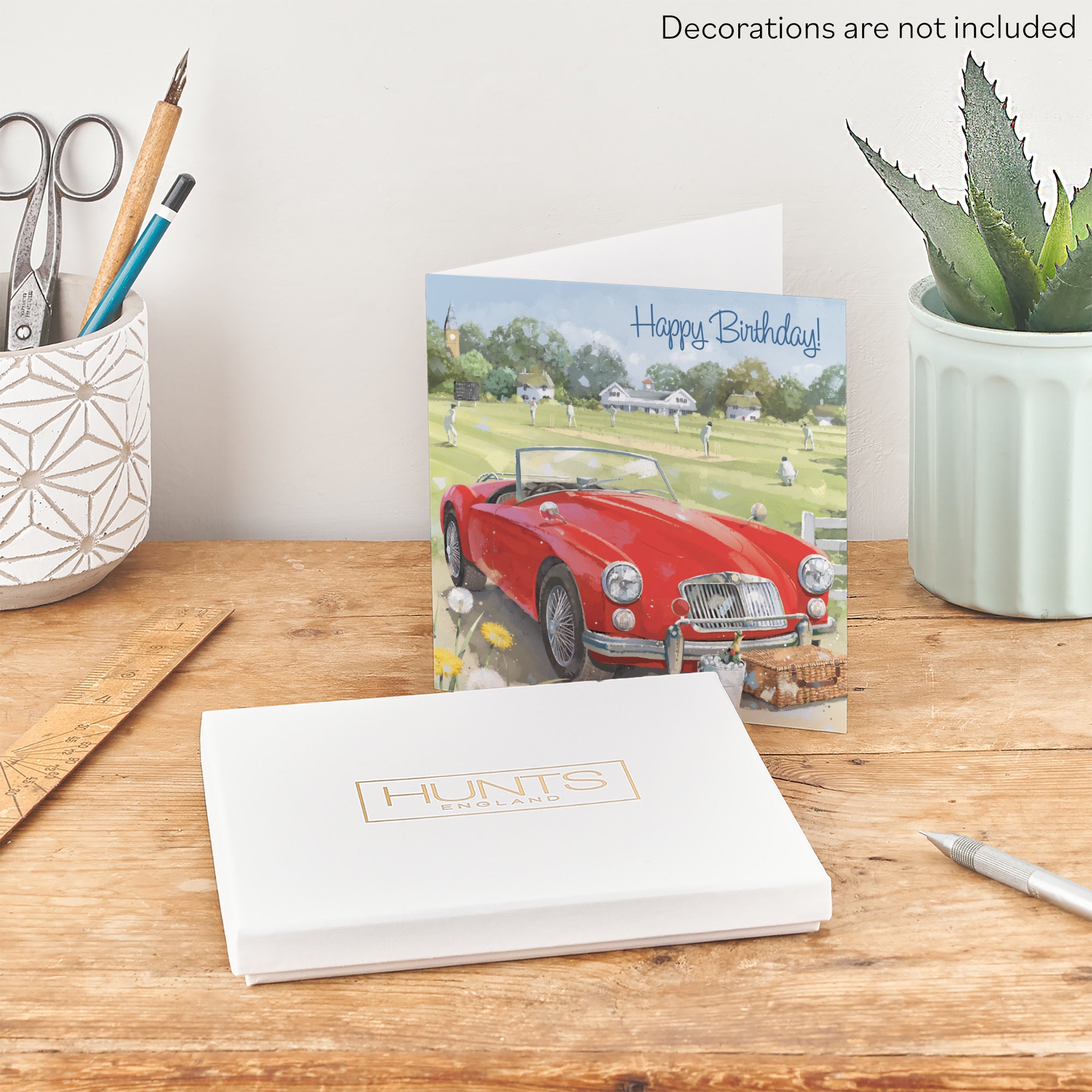 Boxed Classic Sports Car Birthday Card Milo's Gallery - Default Title (B0D5R87HHR)