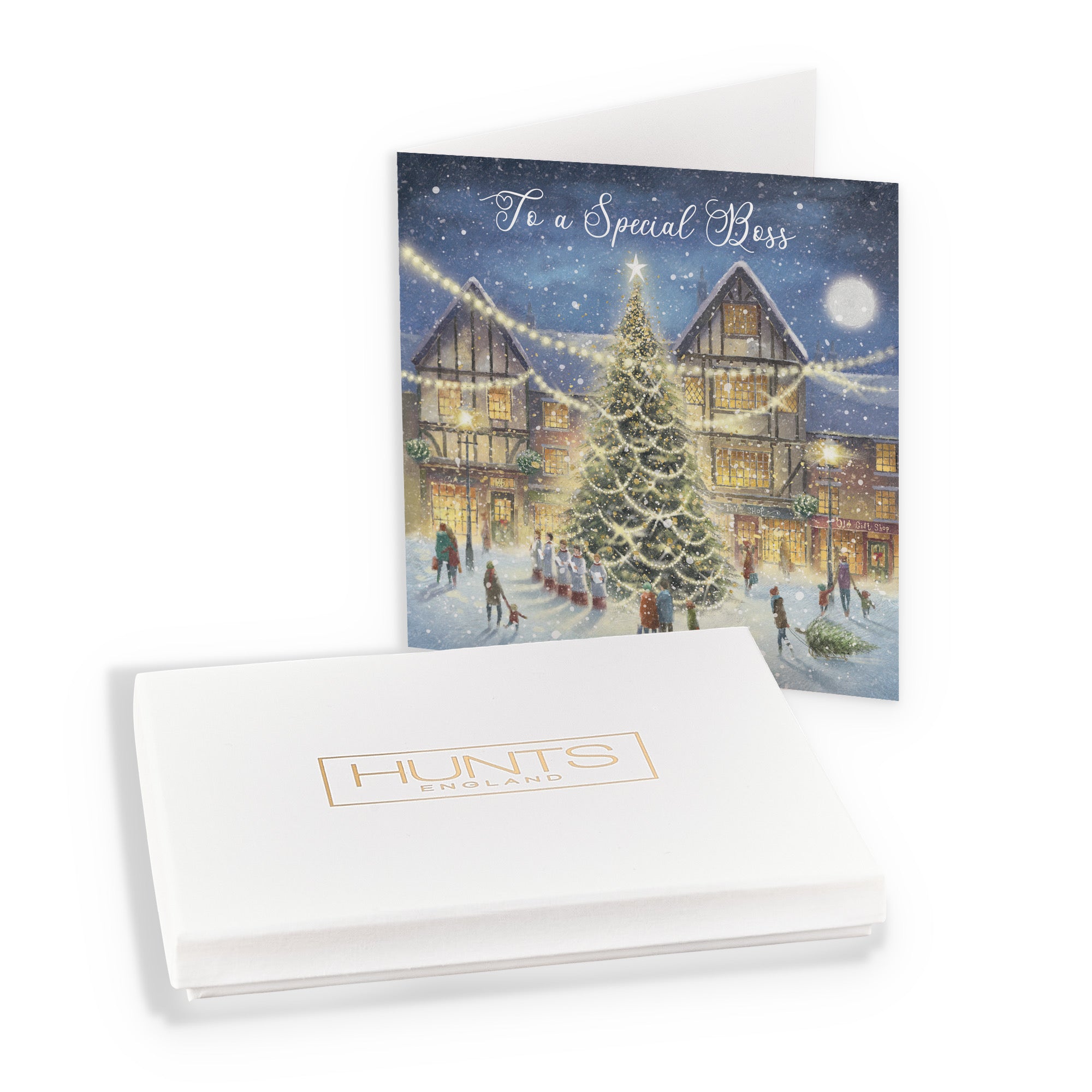 Boxed Boss Christmas Card 'Christmas Eve' Milo's Gallery - Default Title (B0D5R9NTTZ)